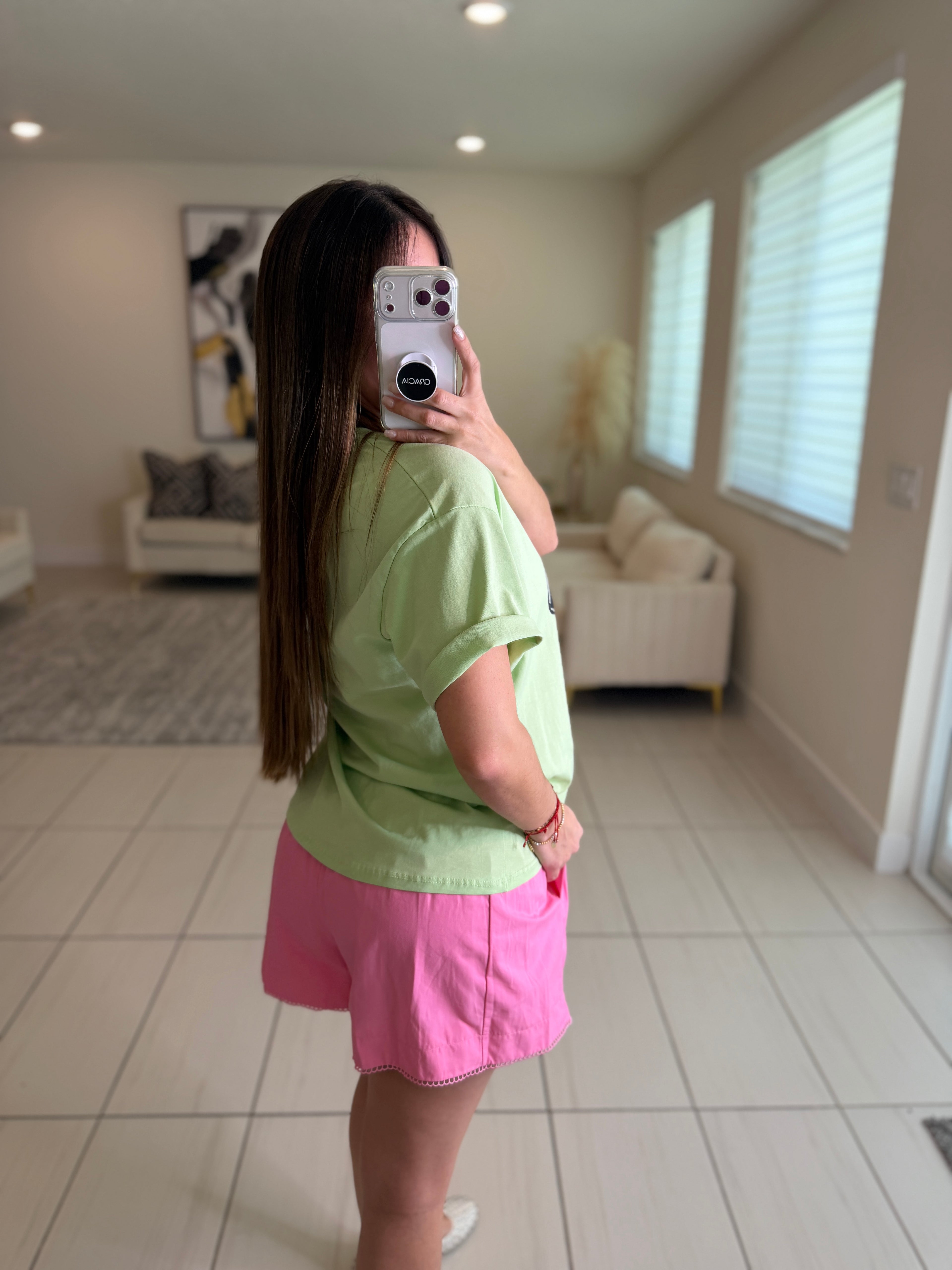 Better Late Than Ugly Green Tshirt