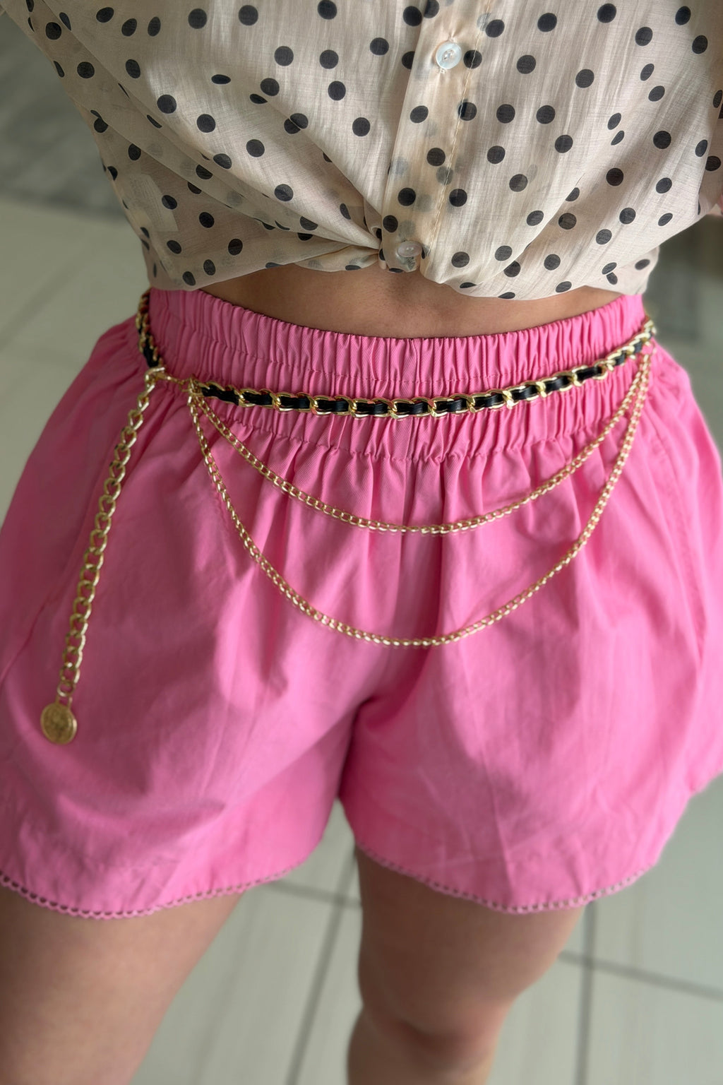 Divine Flare Pink Shorts