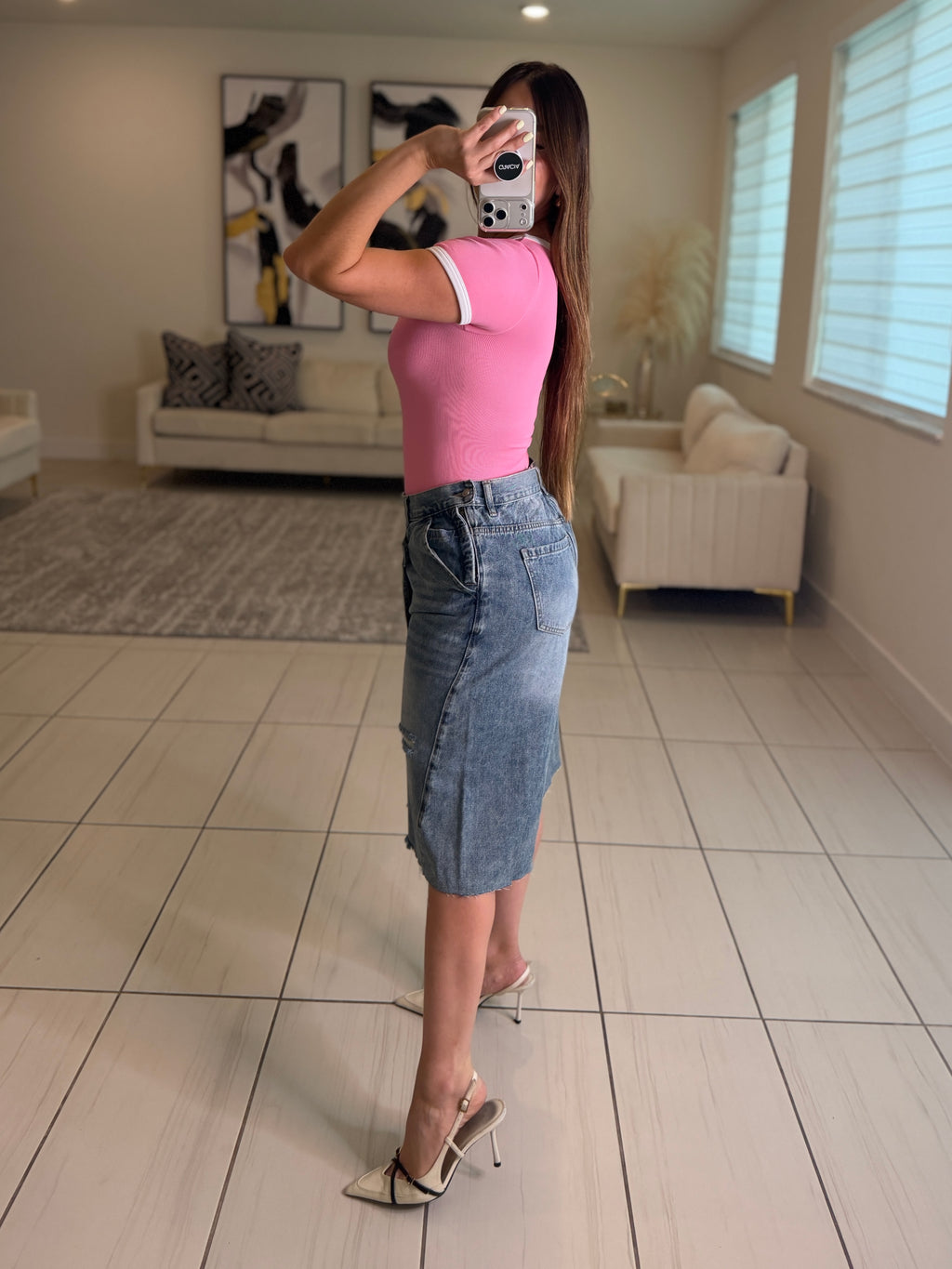 Glow Motion Pink Bodysuit