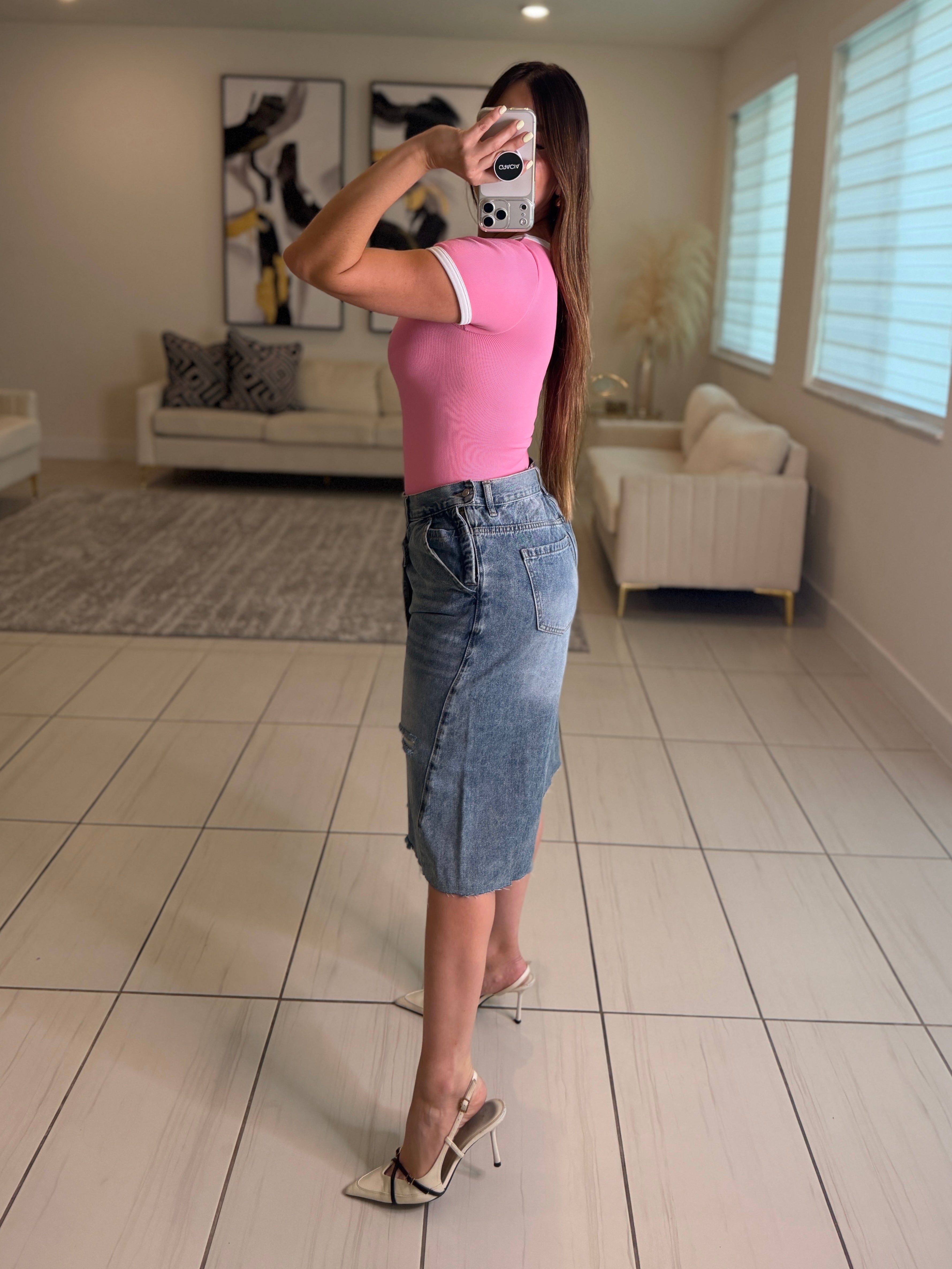 Glow Motion Pink Bodysuit