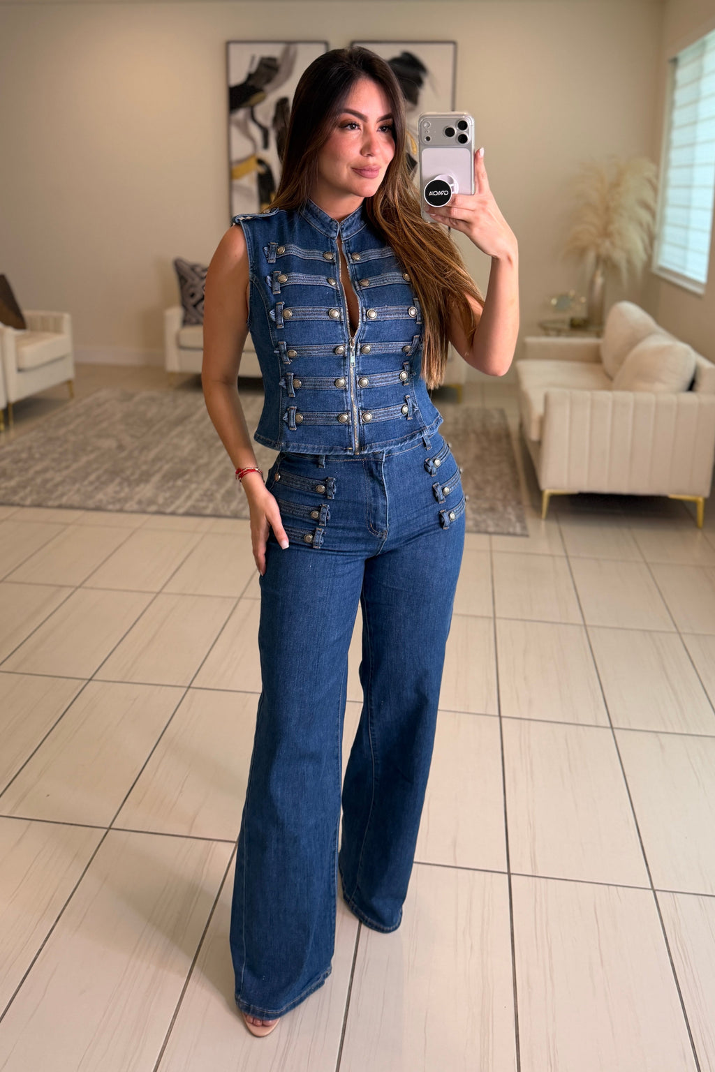 Iconic Napoleon Denim Pant Set