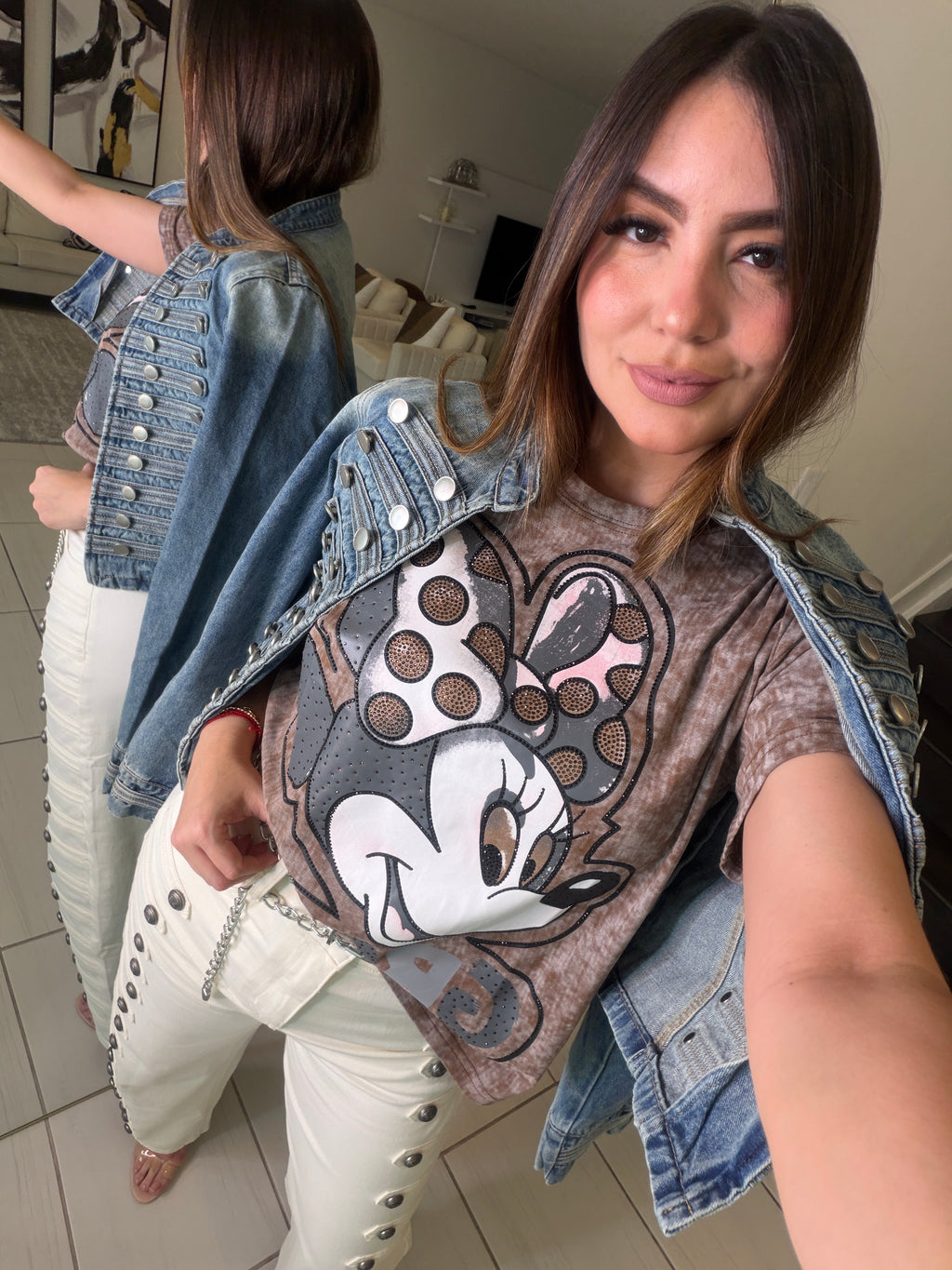 Funny Brown Washed Tshirt