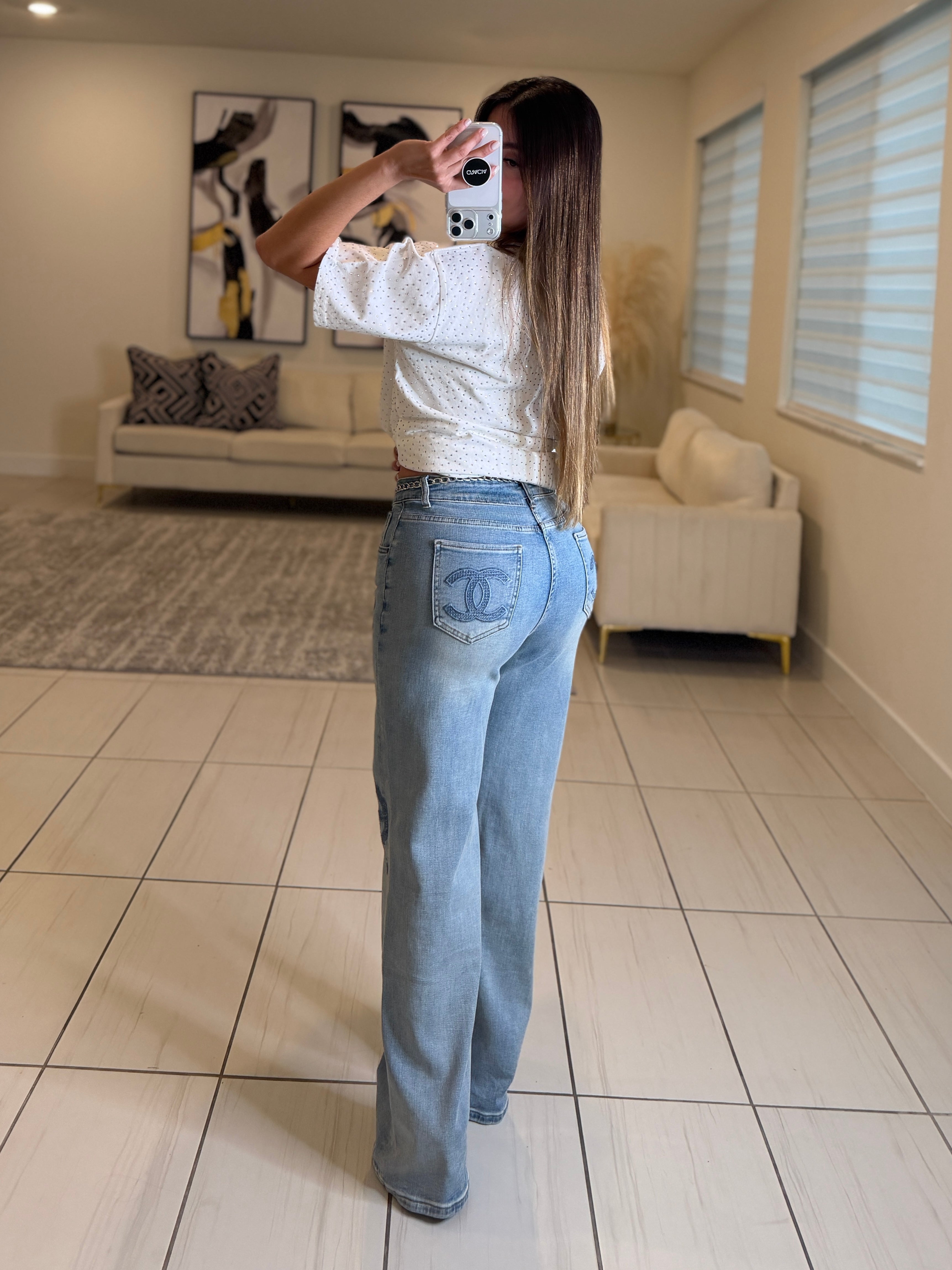 Iconic Light Blue Denim Pants