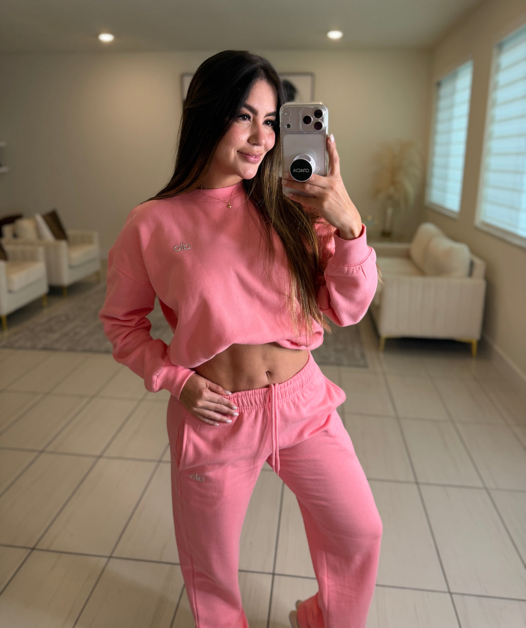 Serenity Halo Pink Pant Set