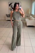 Rebel Utility Green Pant Set