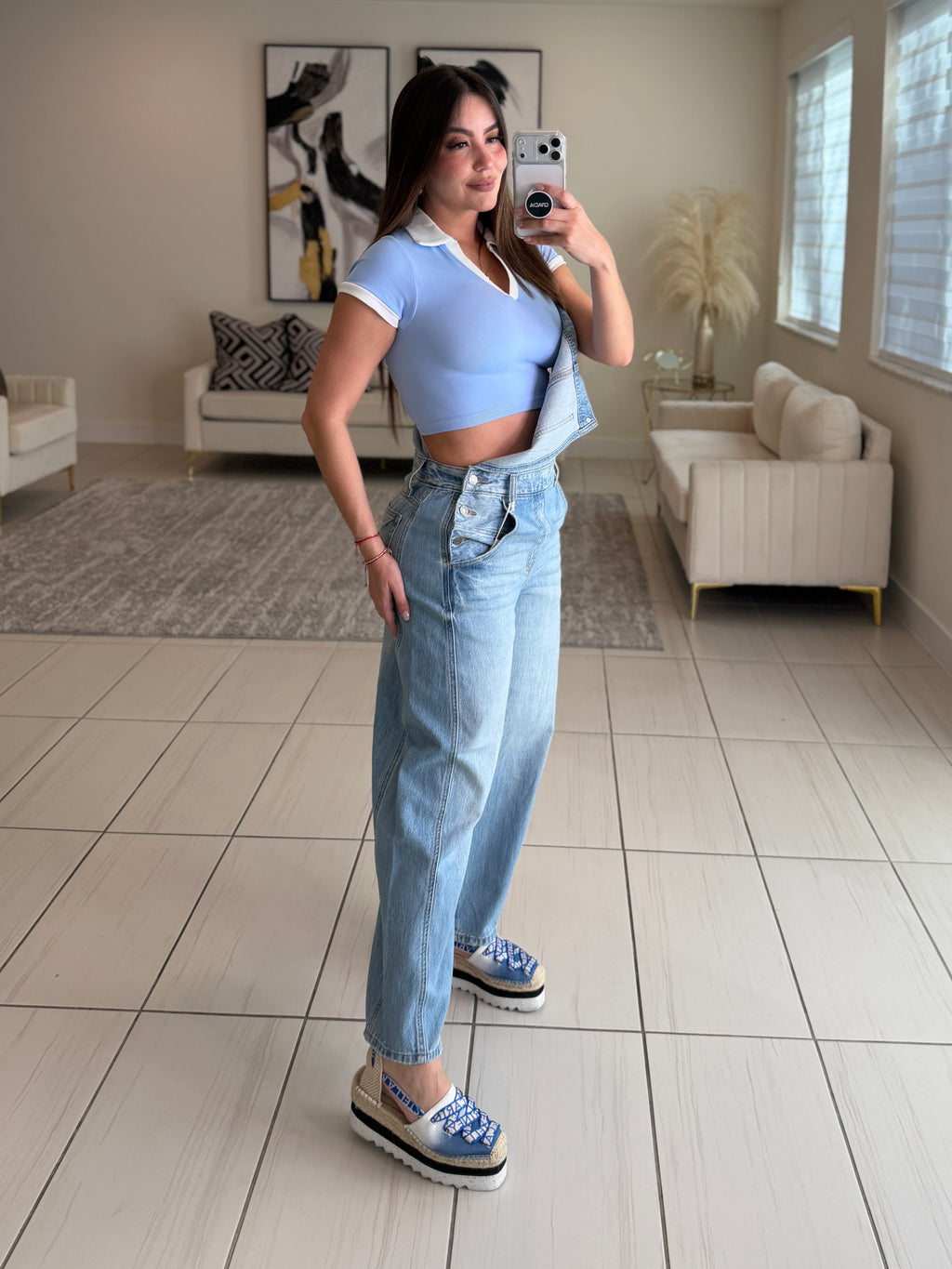 High Road Denim Barrel Jumpsuit