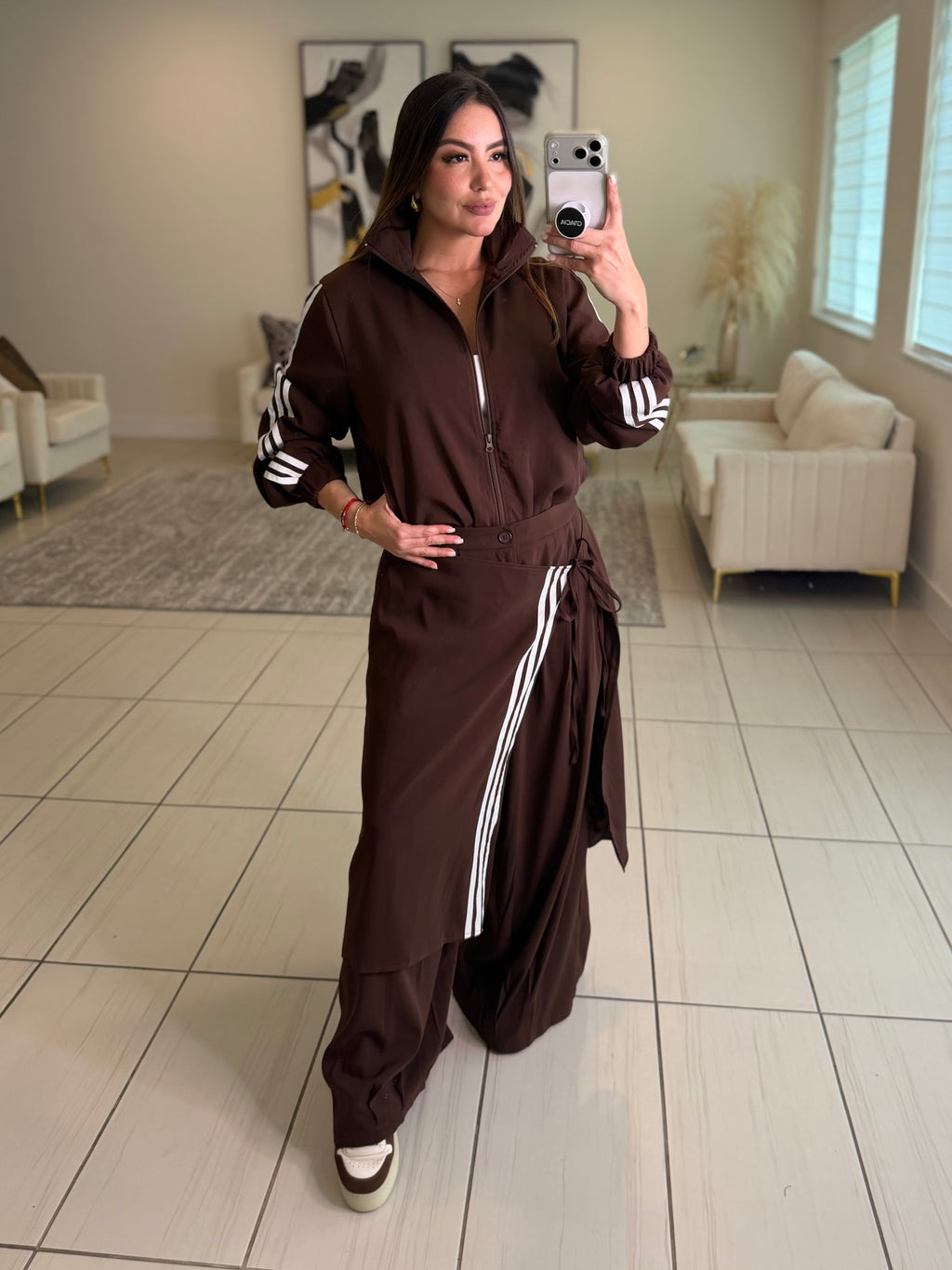 Cocoa Signature Brown Pant Set