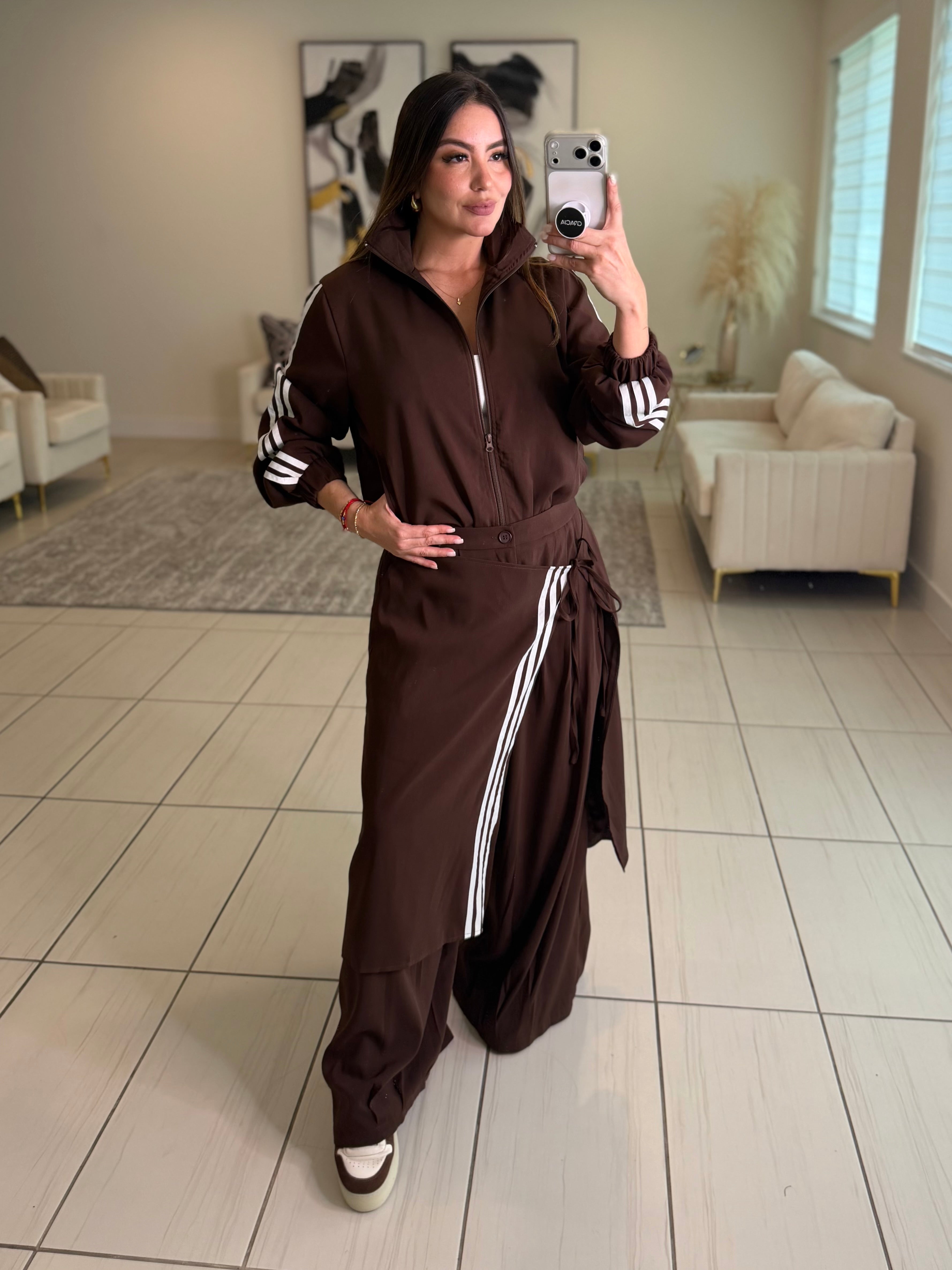 Cocoa Signature Brown Pant Set
