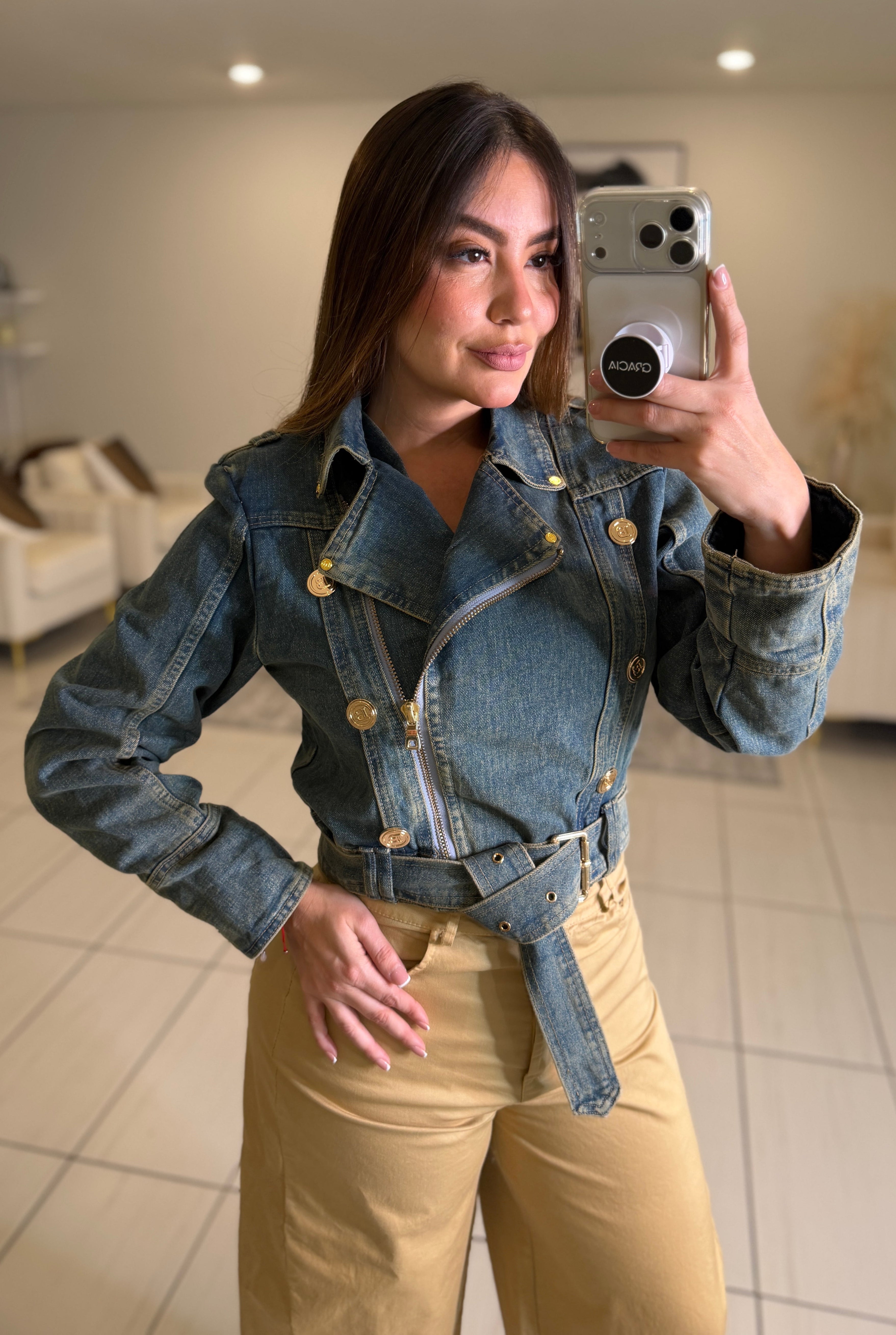 Iconic Bond Denim Jacket