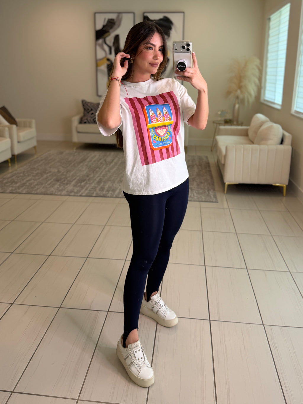 Chic Sardines White Tshirt