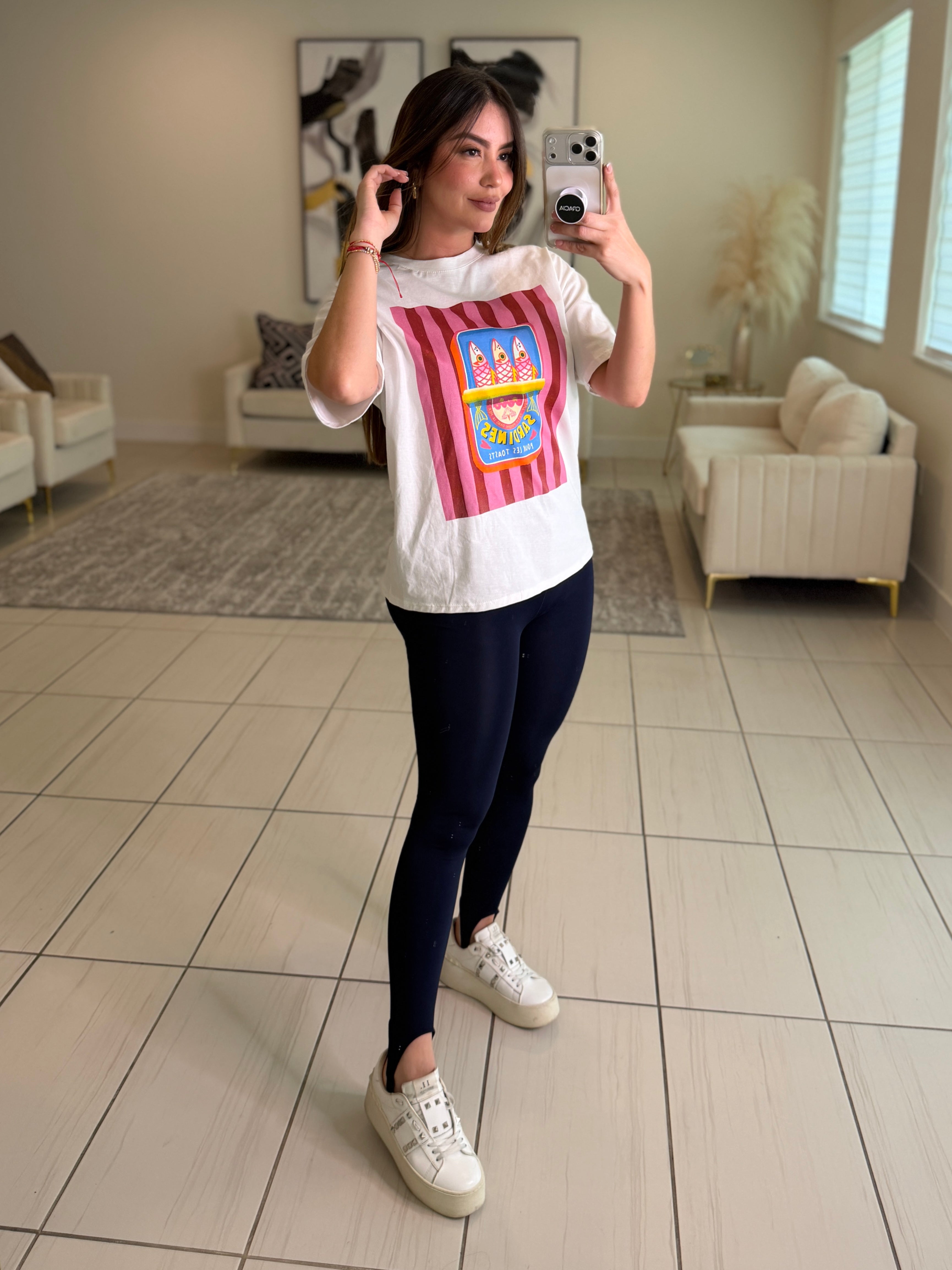 Chic Sardines White Tshirt