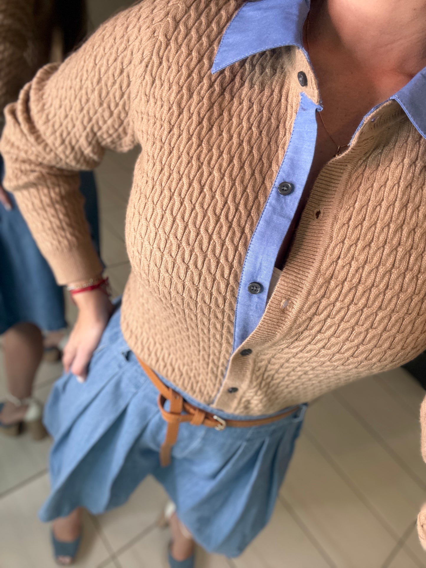 Refined Motion Blue Denim Short