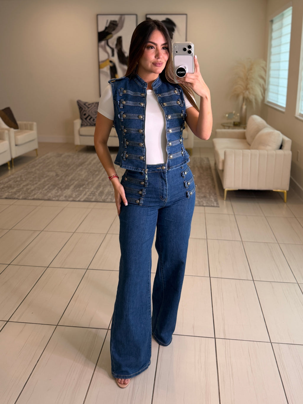 Iconic Napoleon Denim Pant Set