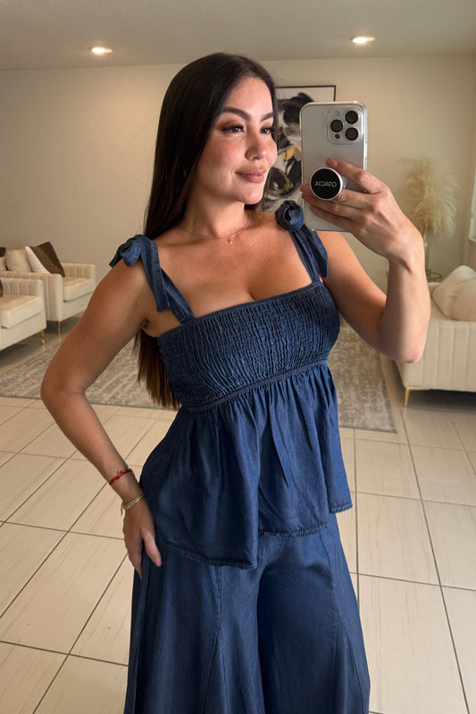 Edit Soft Denim Top