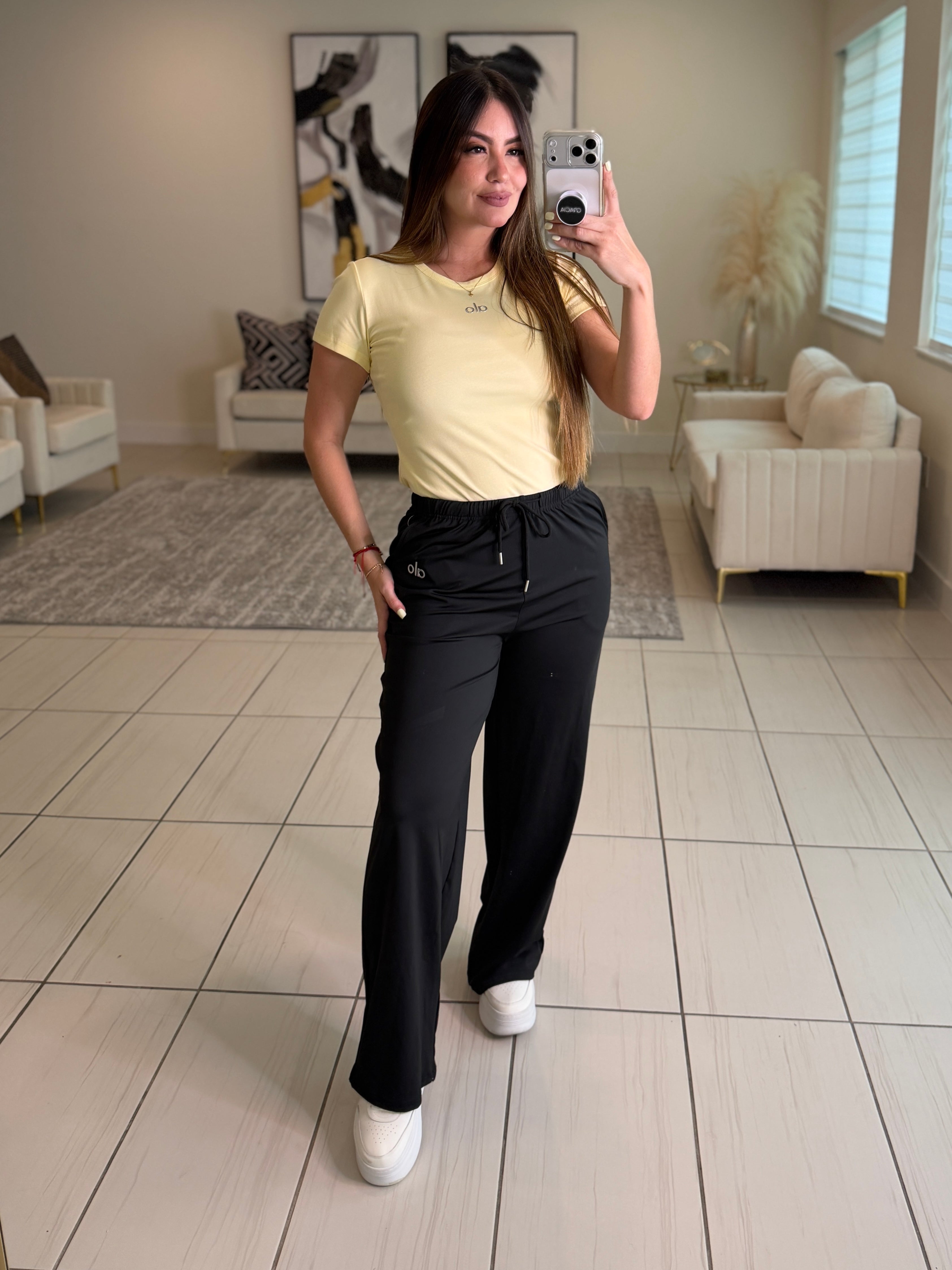 Iconic Halo Black Pants