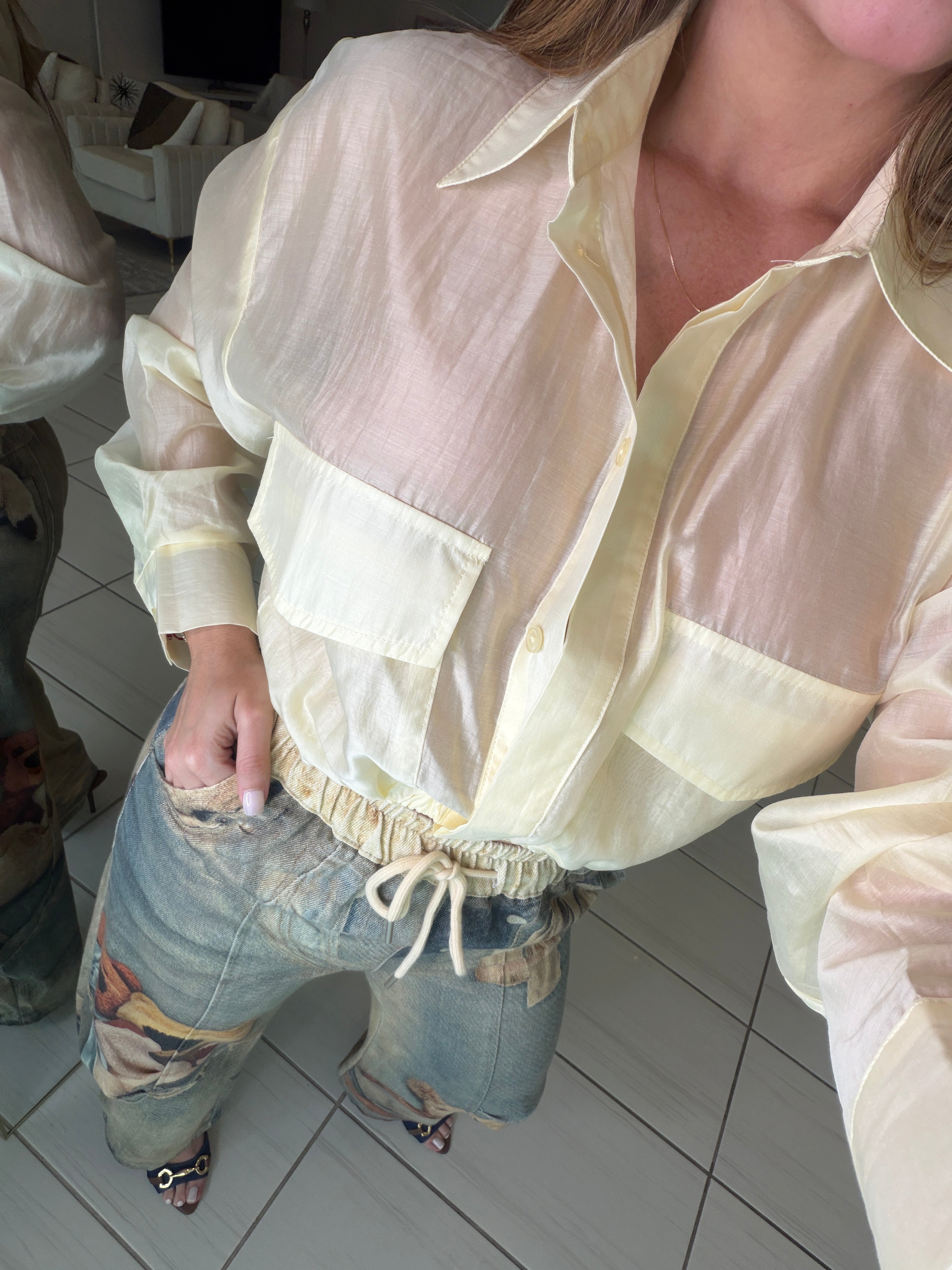 The Everyday Ease Yellow Shirt