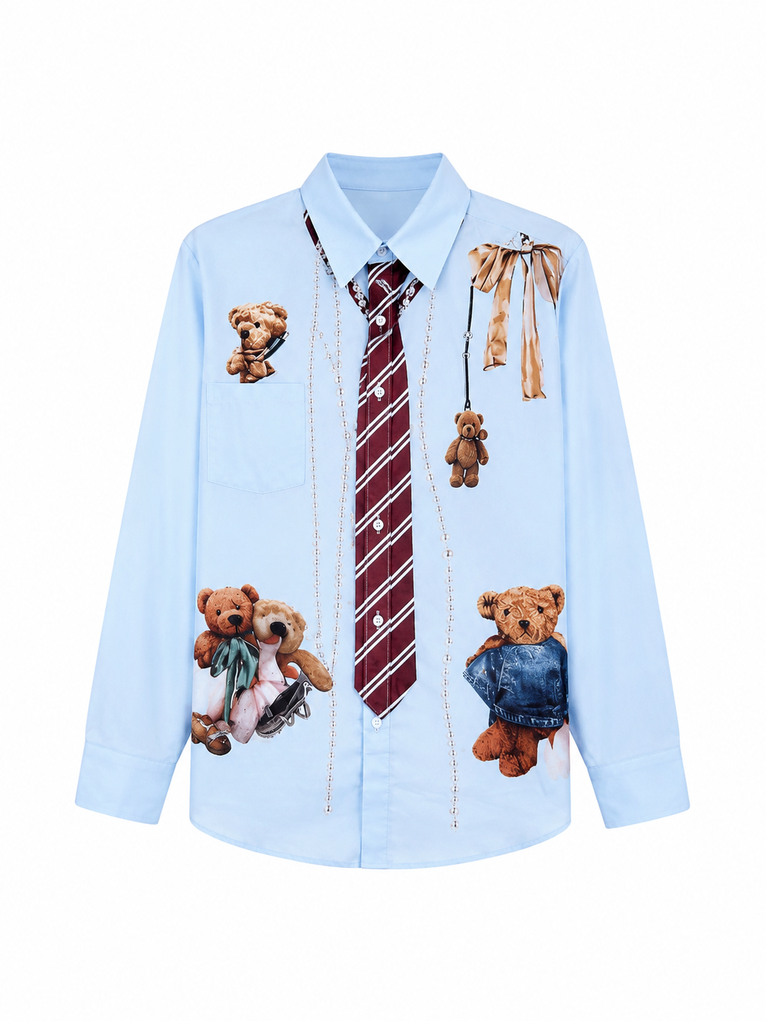 Bear Muse Blue Shirt