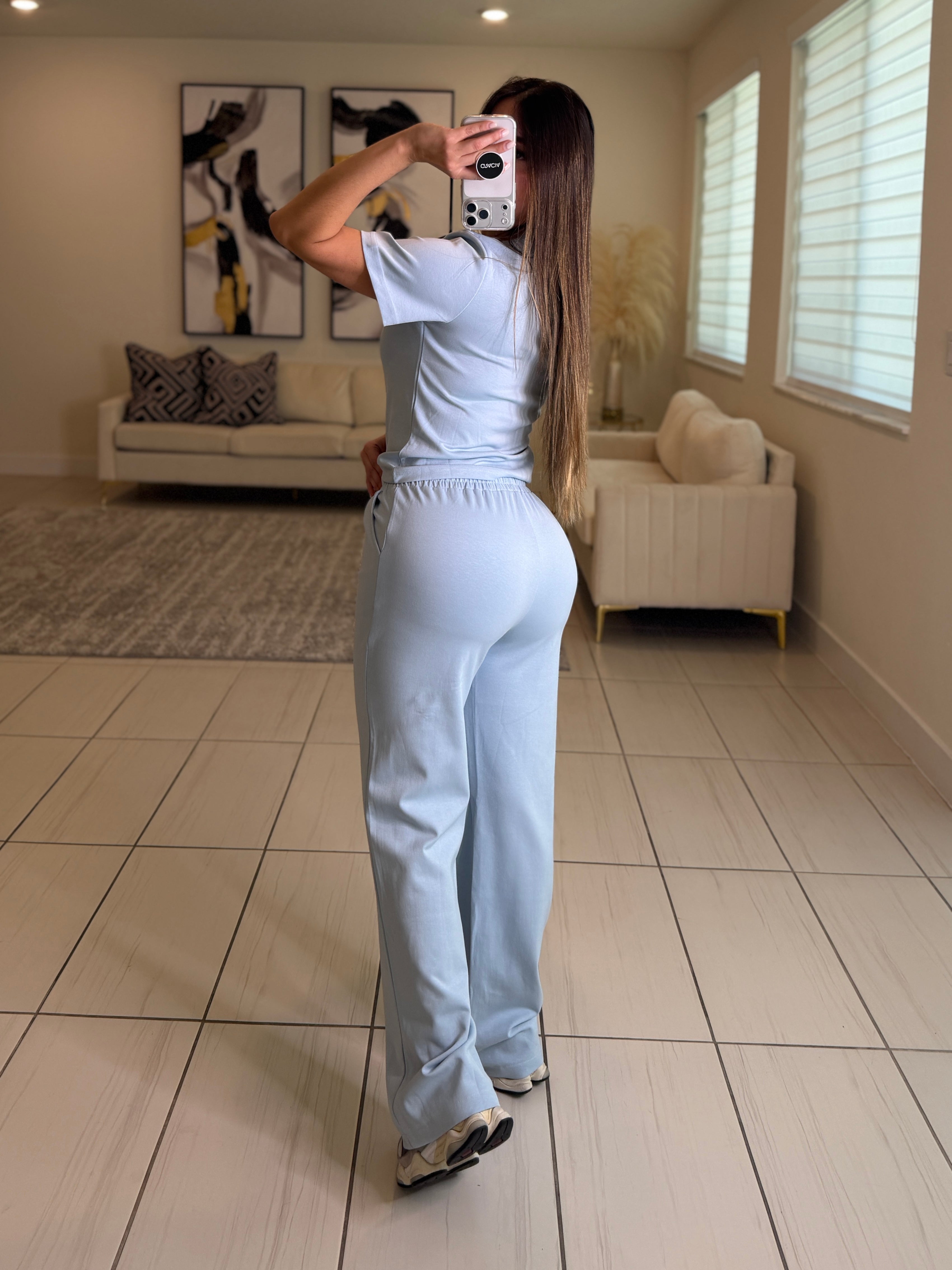 Serenity Halo Light Blue Pant Set