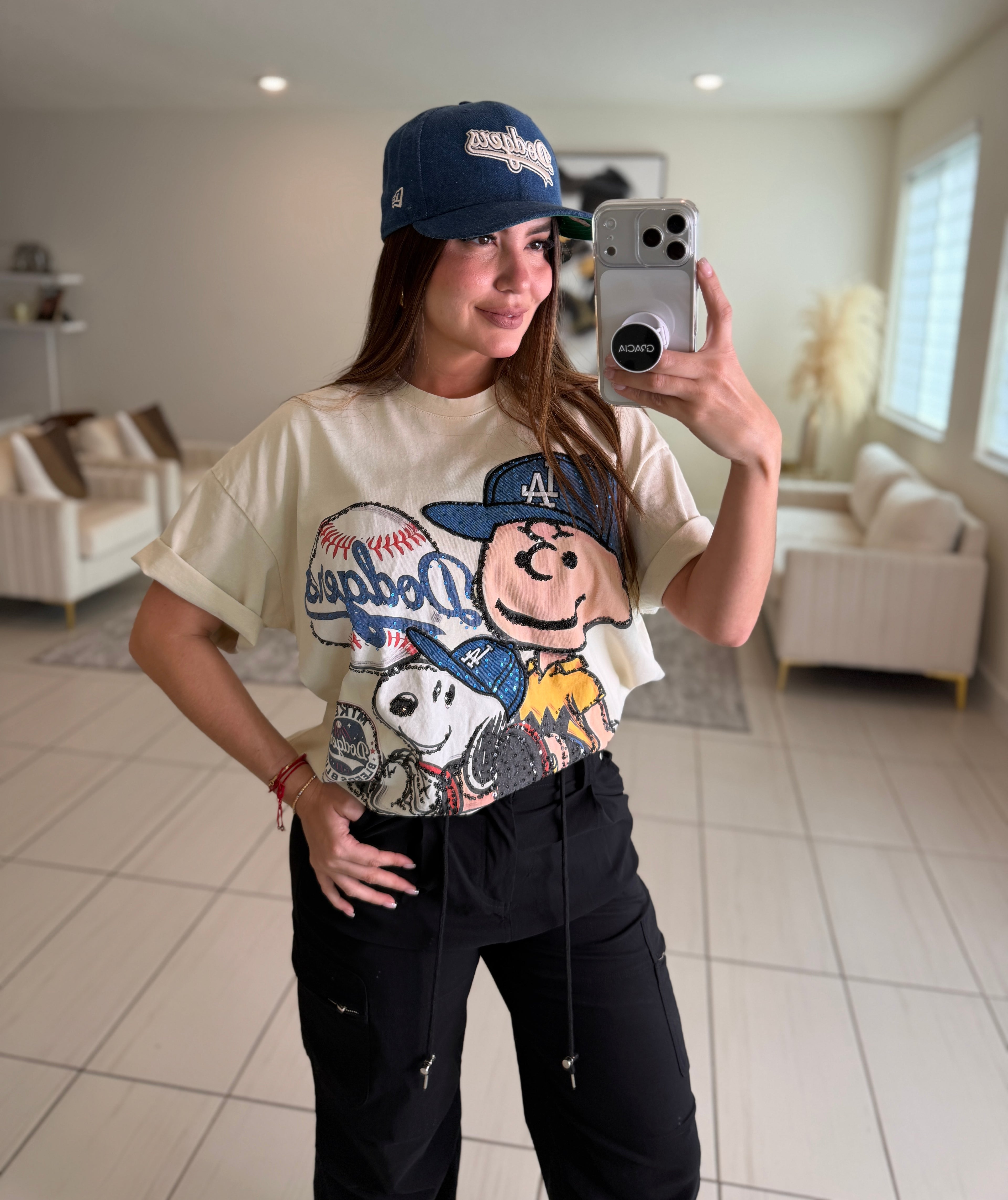 Good Fortune Beige Tshirt