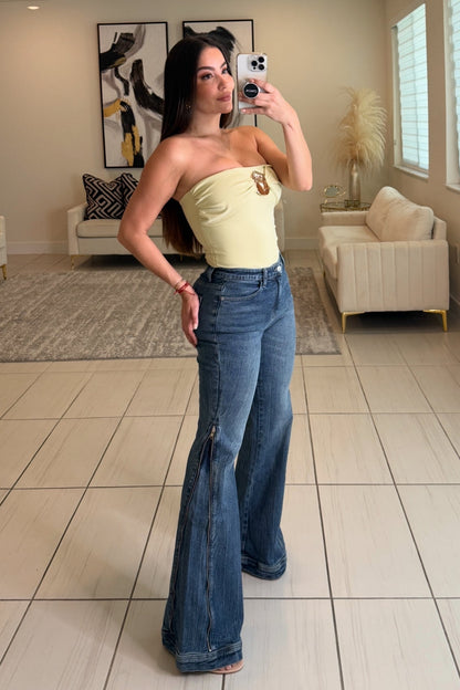 Crazy Zipper Denim Pants