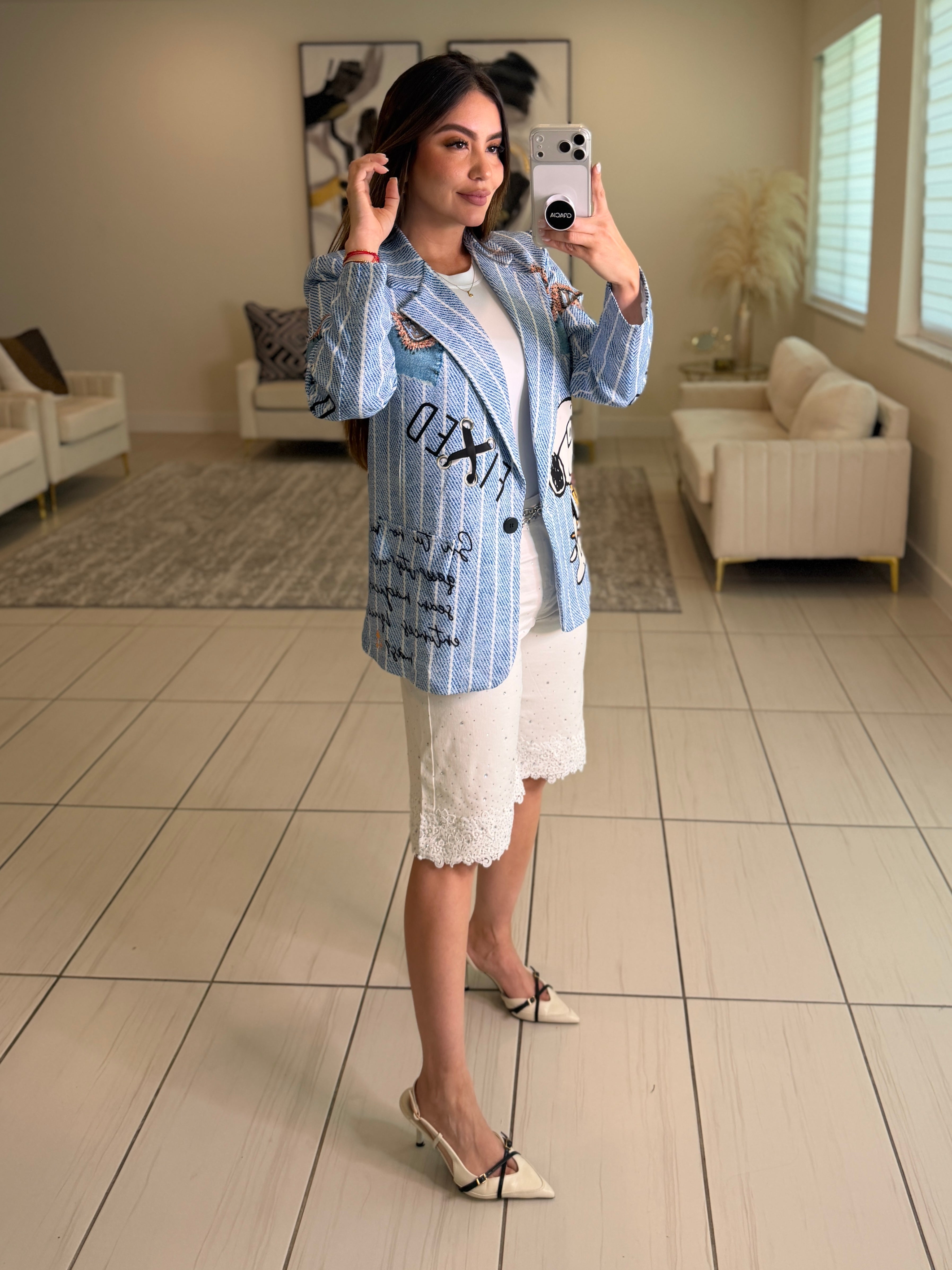 Glamorous Magic Blue Blazer