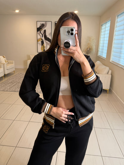 Iconic Muse Black Pant Set