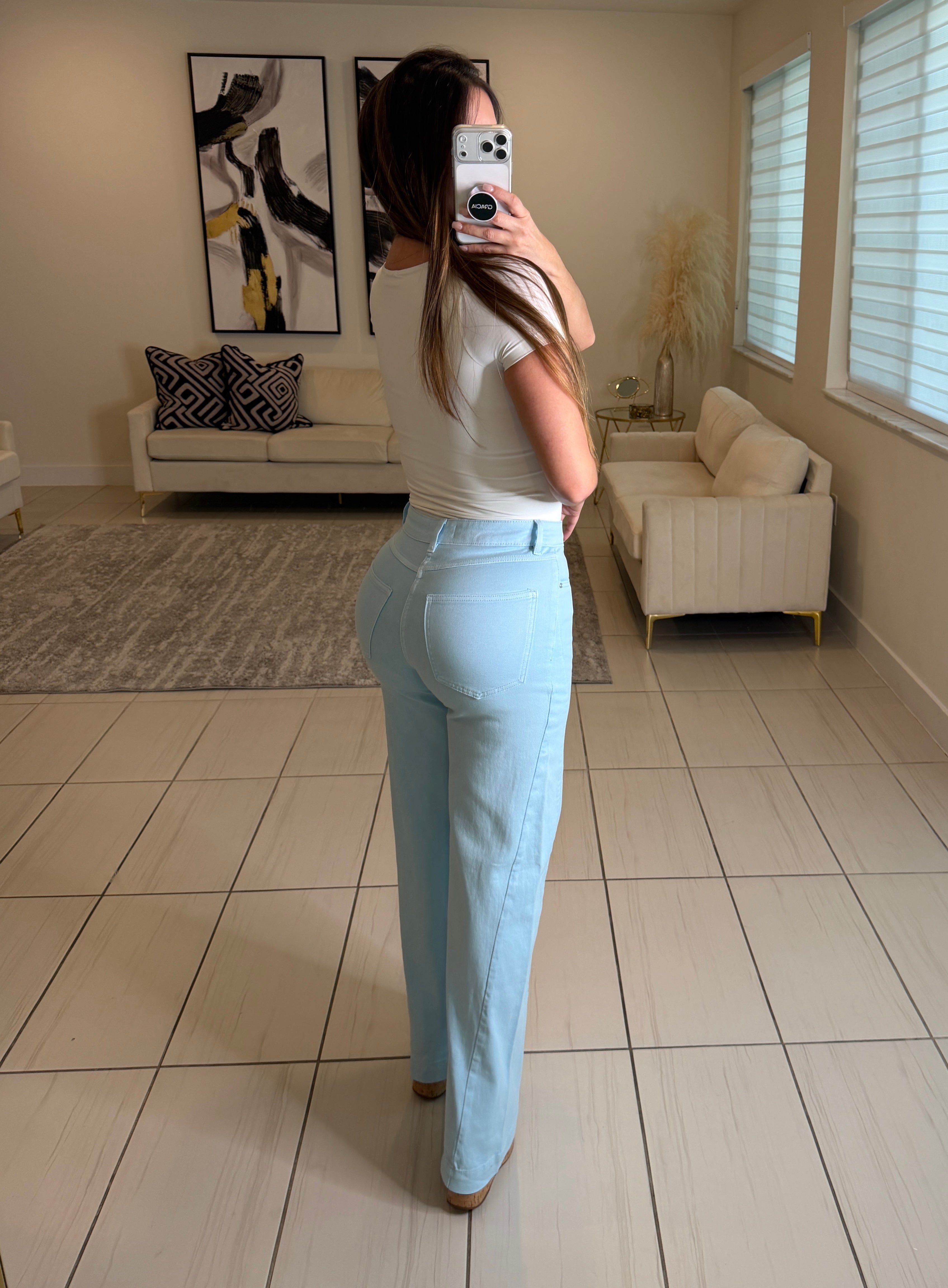 Spring Time Light Blue Pants