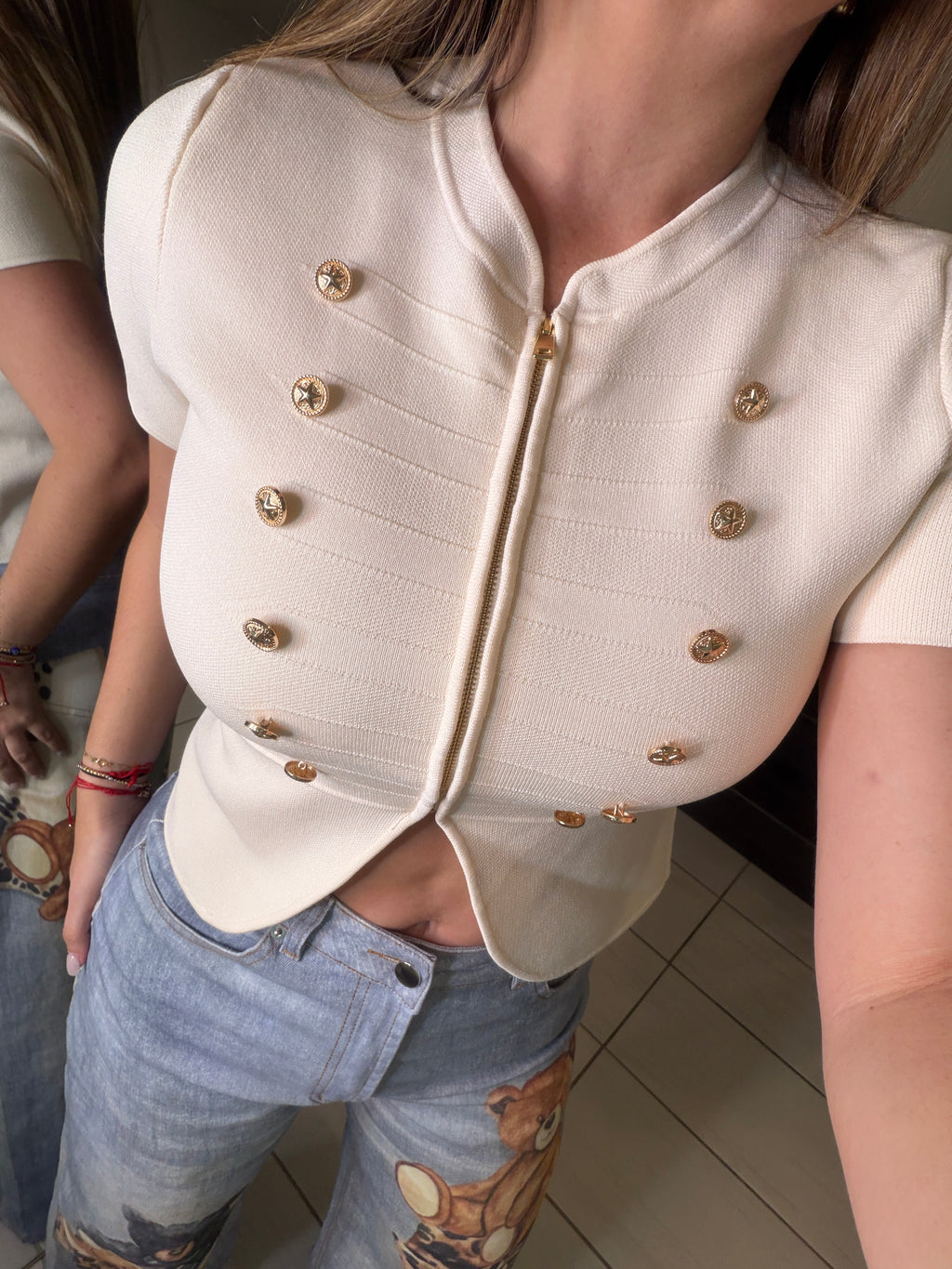 Runway Napoleon Beige Top