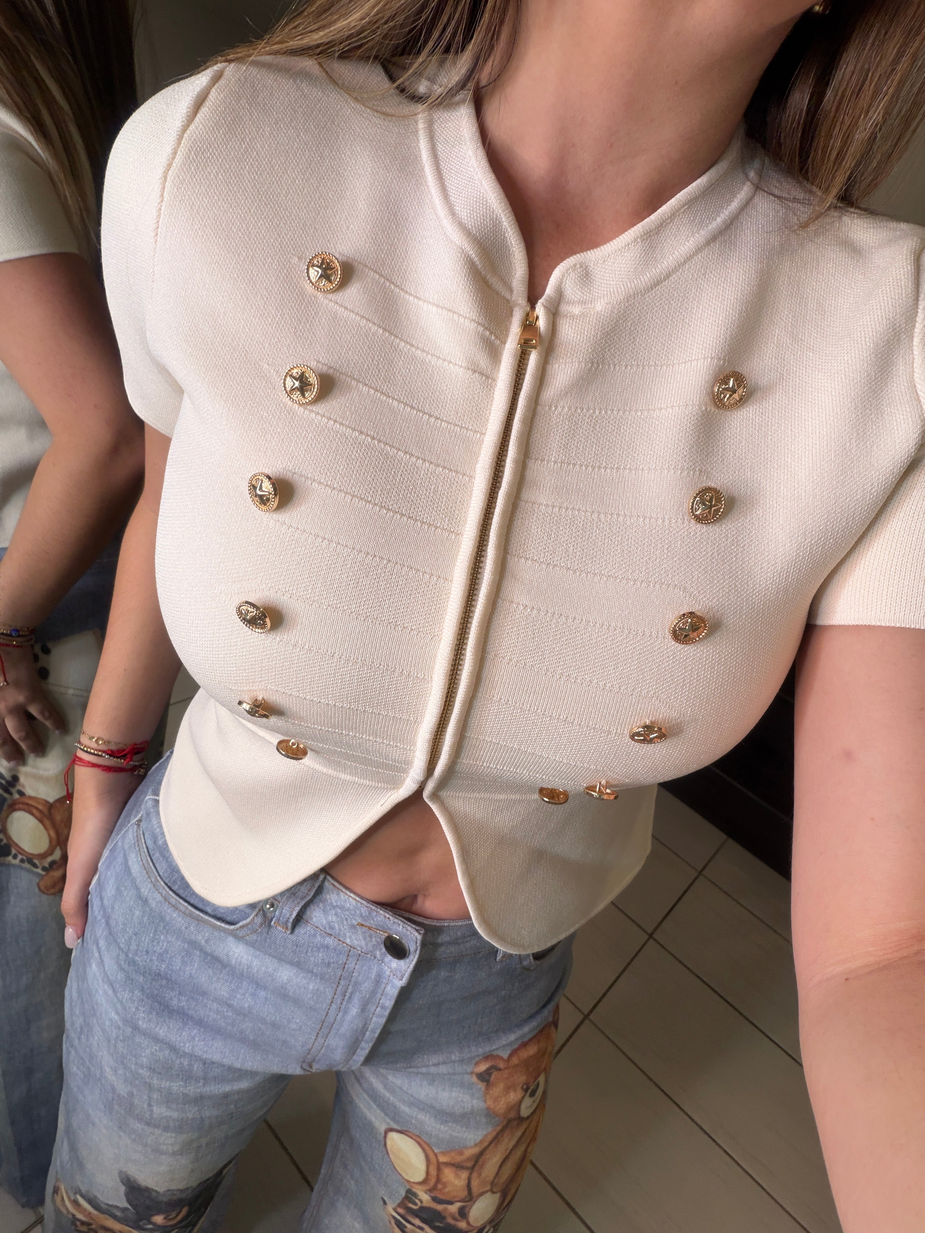 Runway Napoleon Beige Top