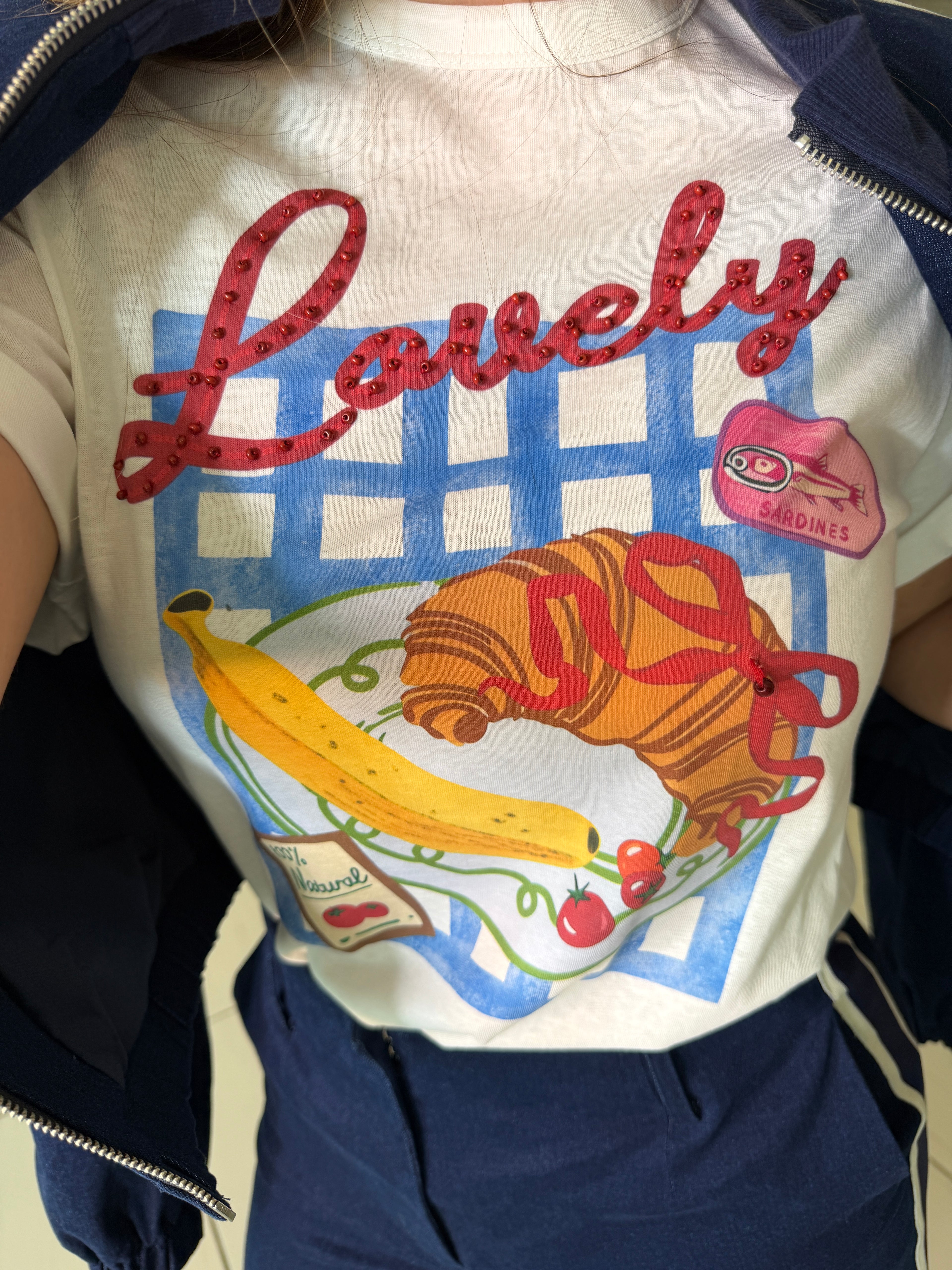 Lovely Cooked White Tshirt