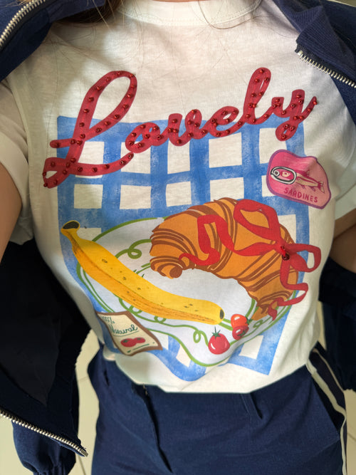 Lovely Cooked White Tshirt