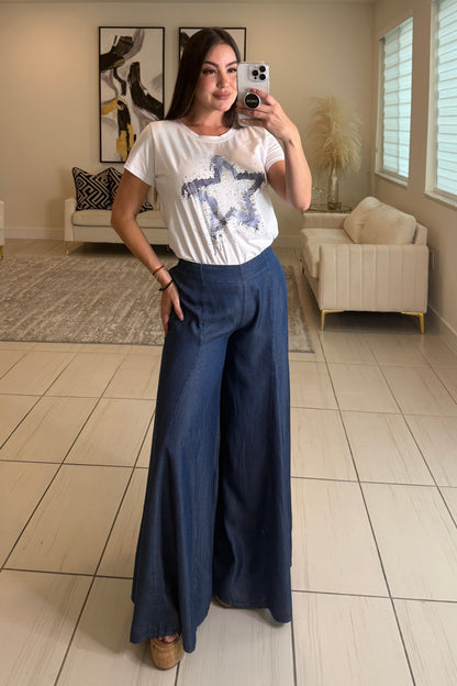 Shine like a Star White Top