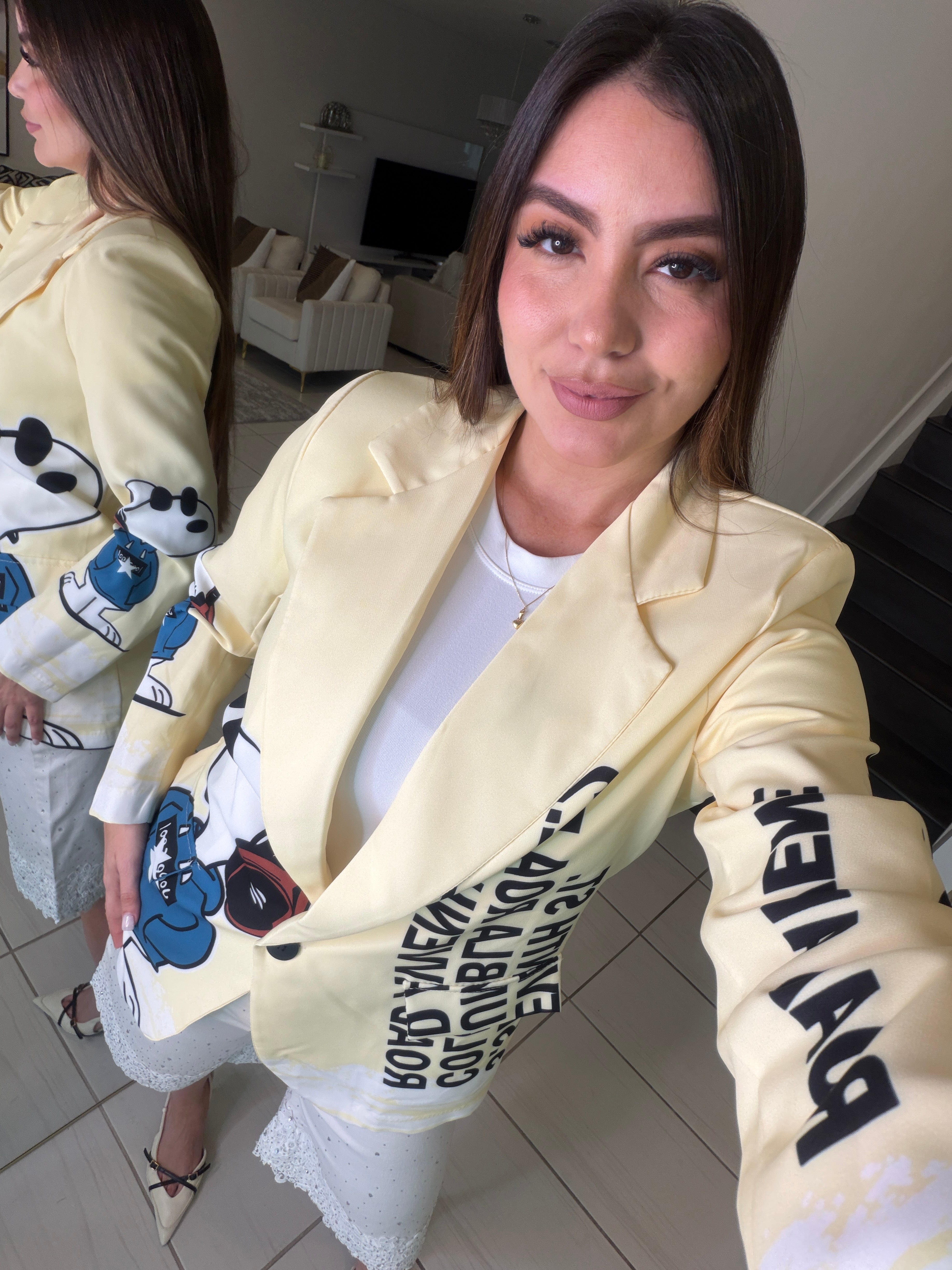 Road Avenue Yellow Blazer