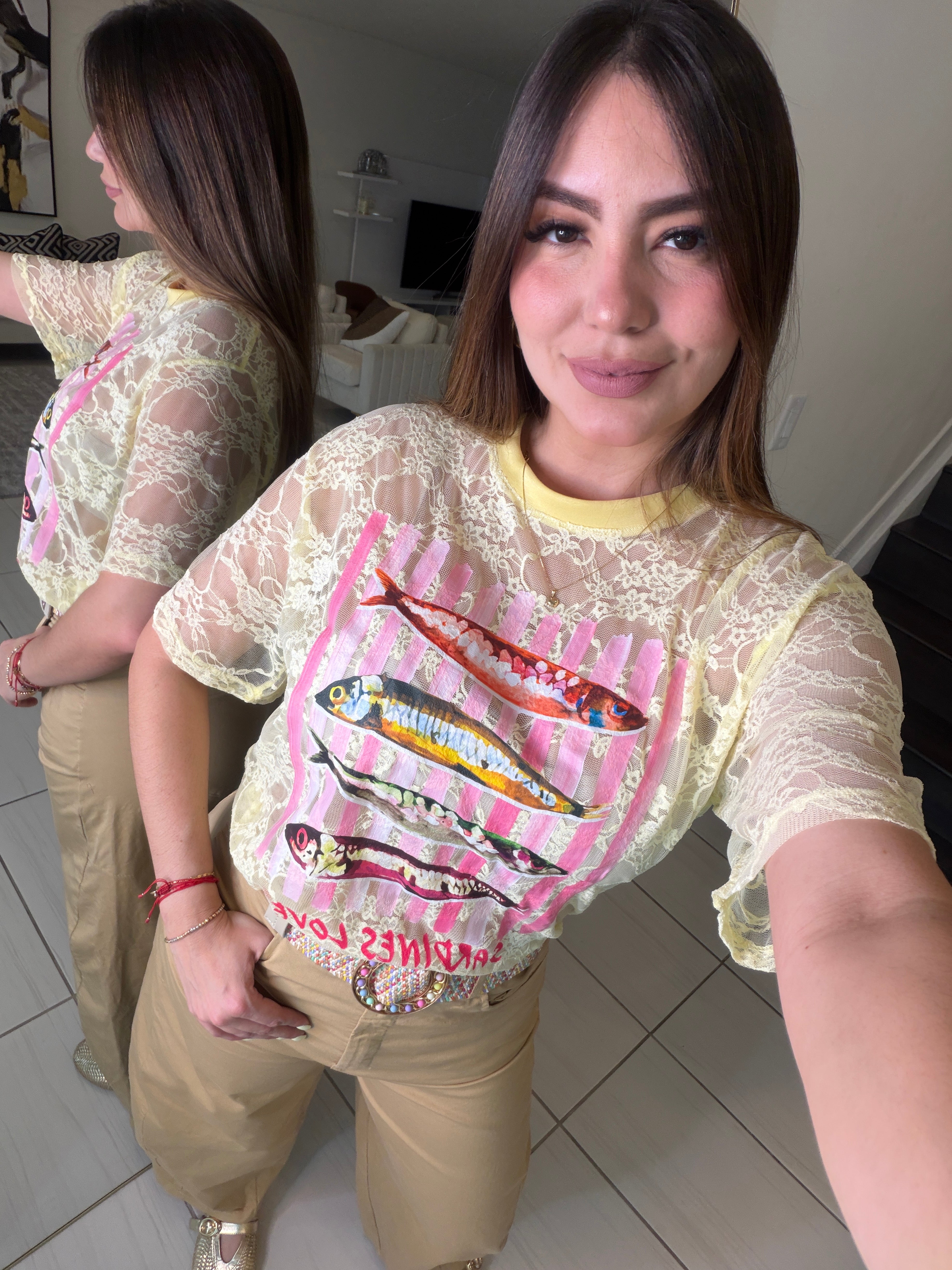 Sardines Yellow Tshirt