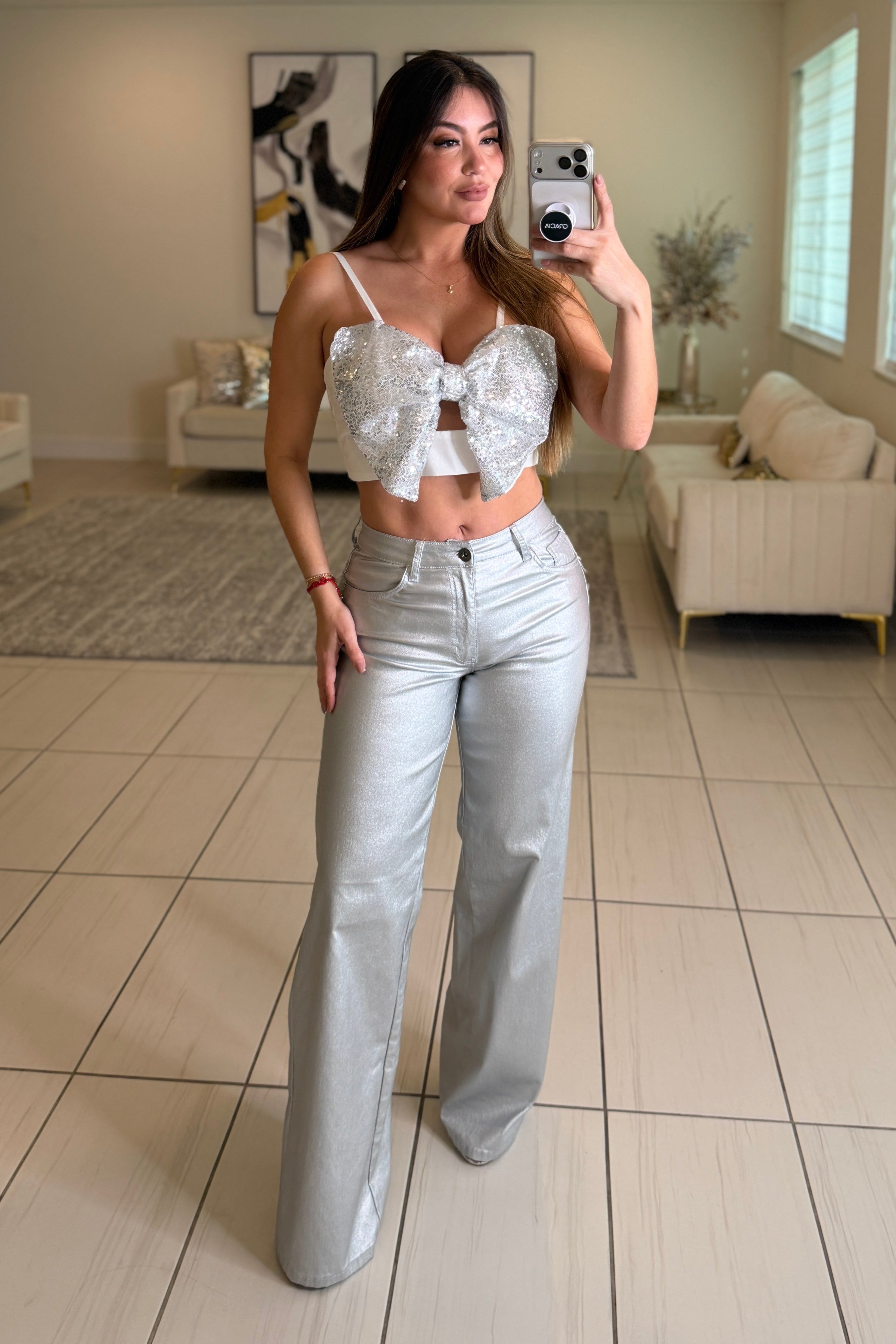 Street Verse Silver Pants