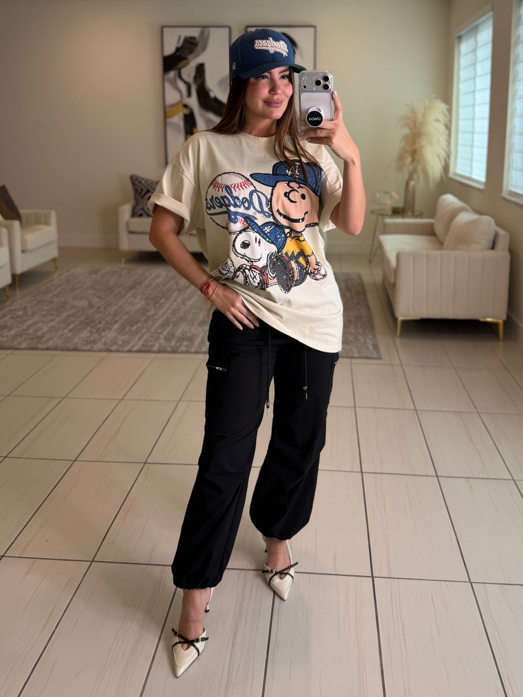 Good Fortune Beige Tshirt