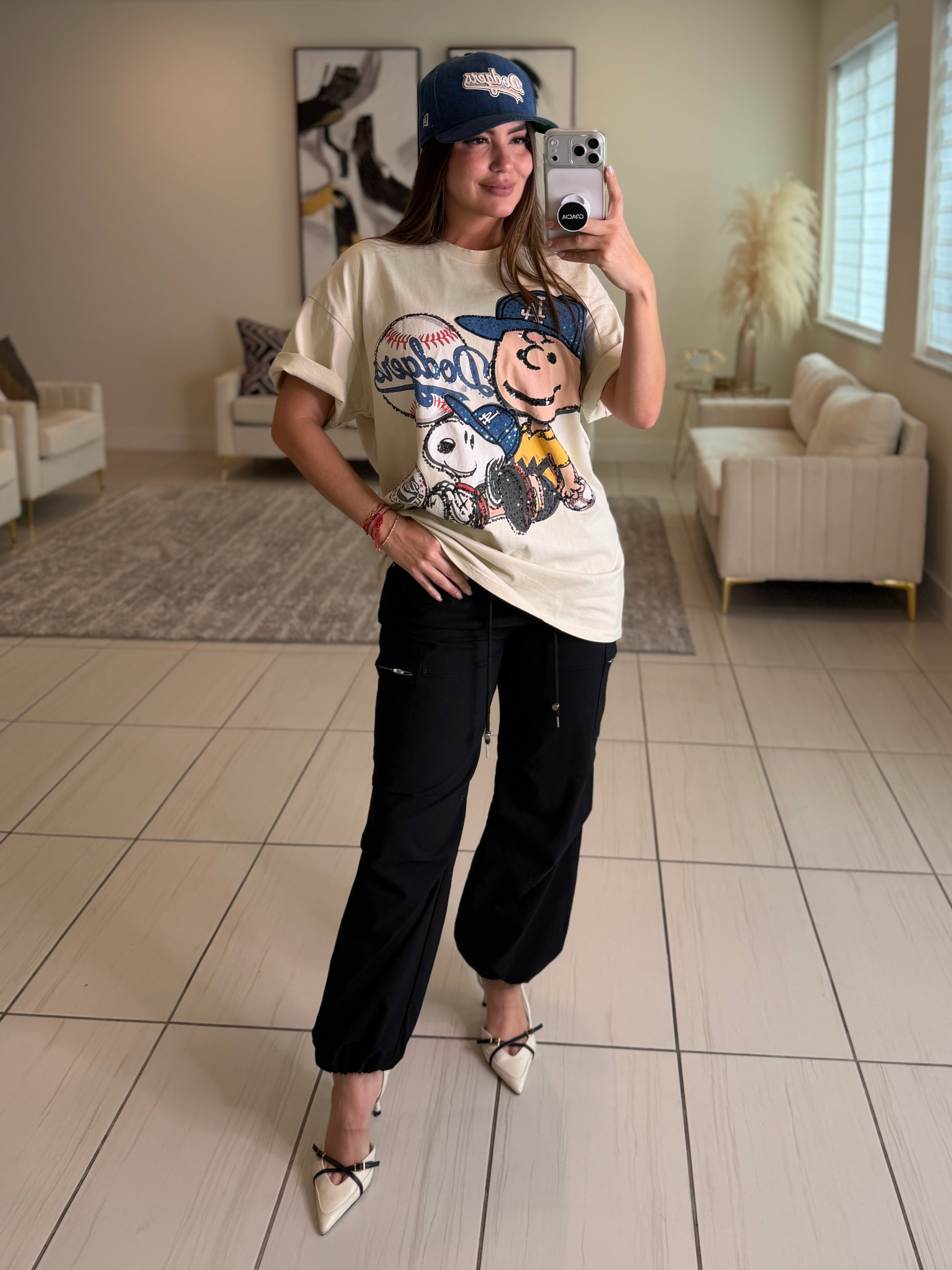 Good Fortune Beige Tshirt