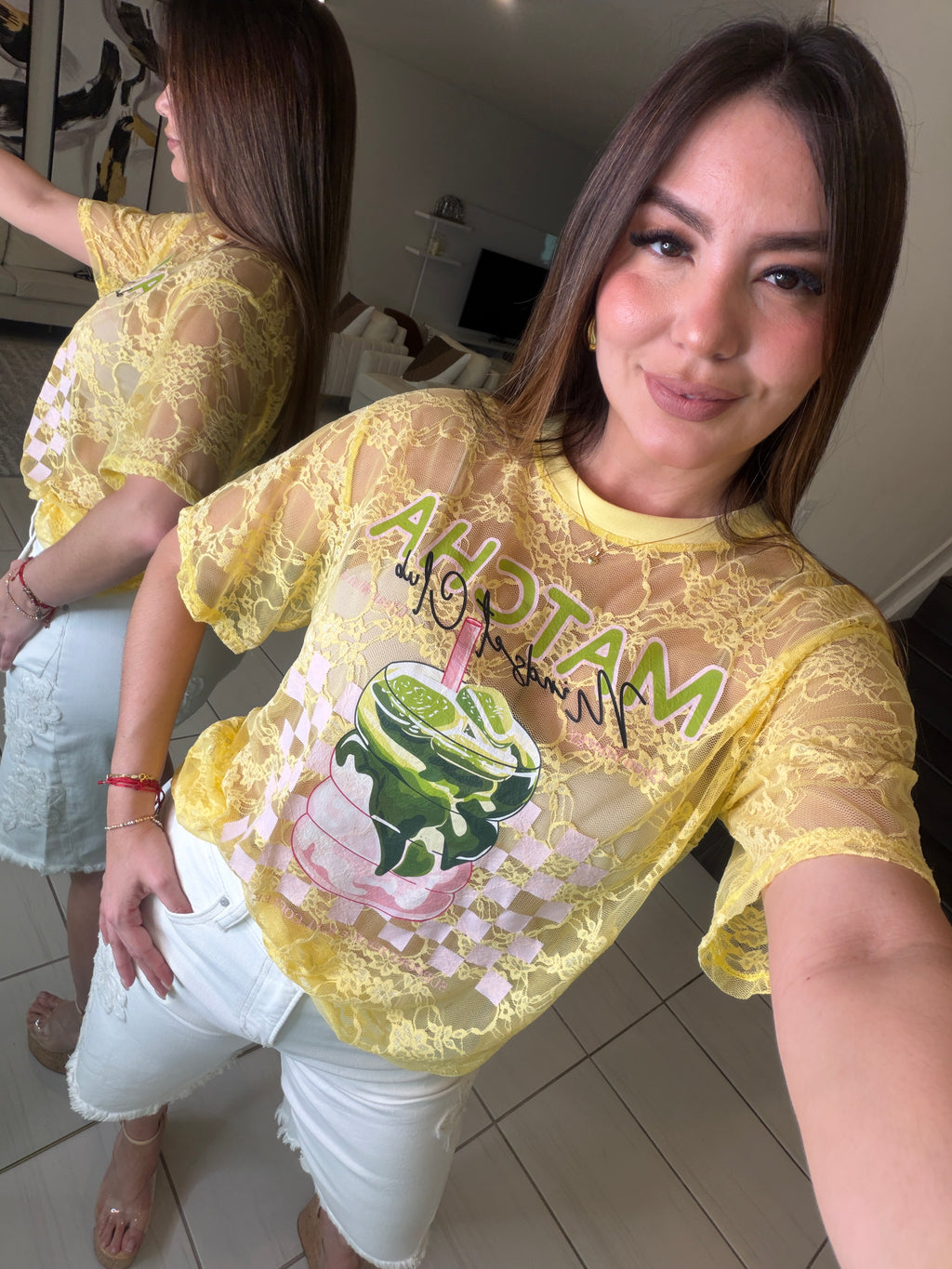 Matcha Club Yellow Tshirt