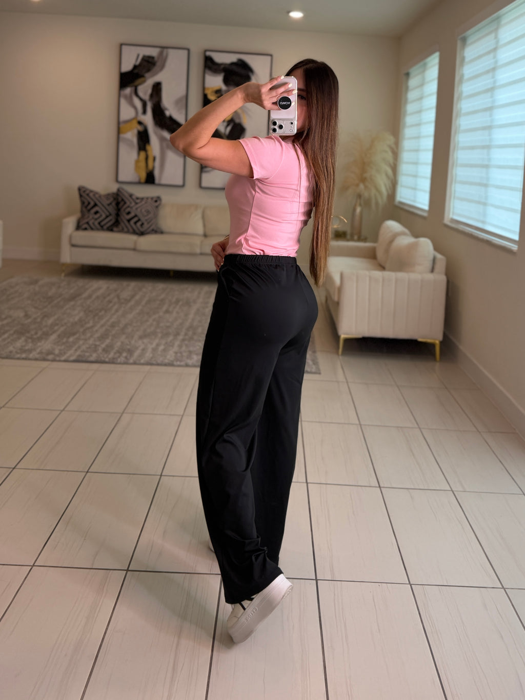 Iconic Halo Black Pants