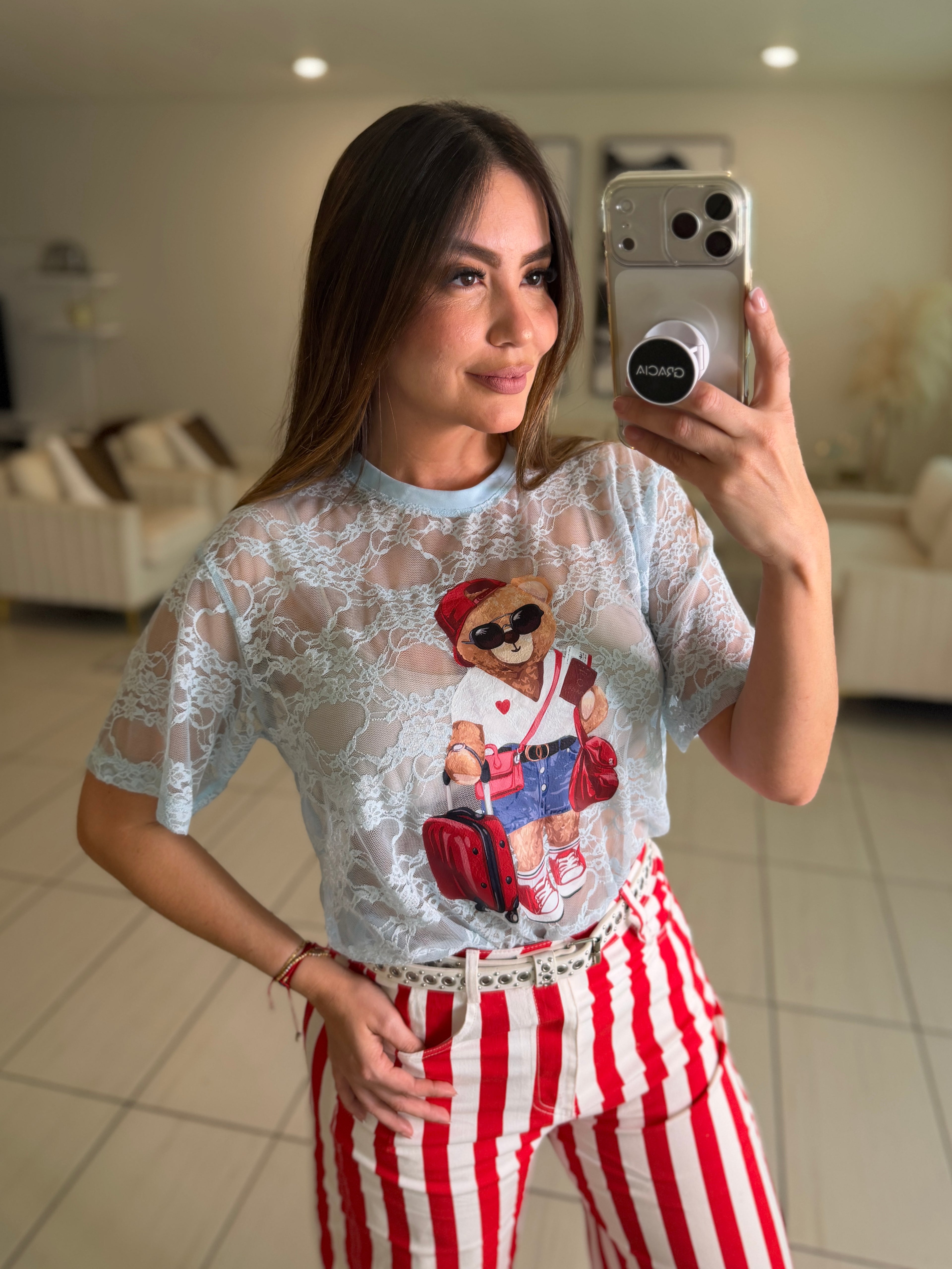 Cuttest Bear Blue Tshirt