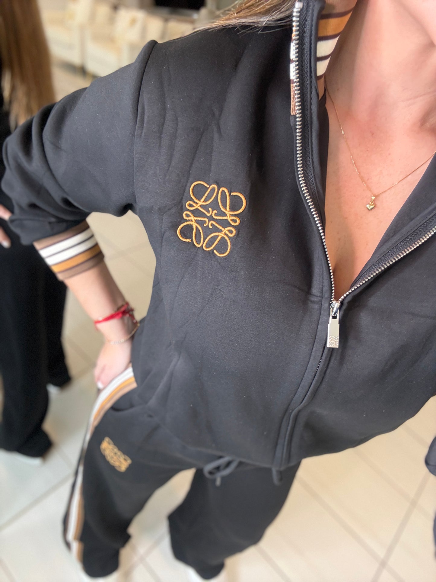 Iconic Muse Black Pant Set