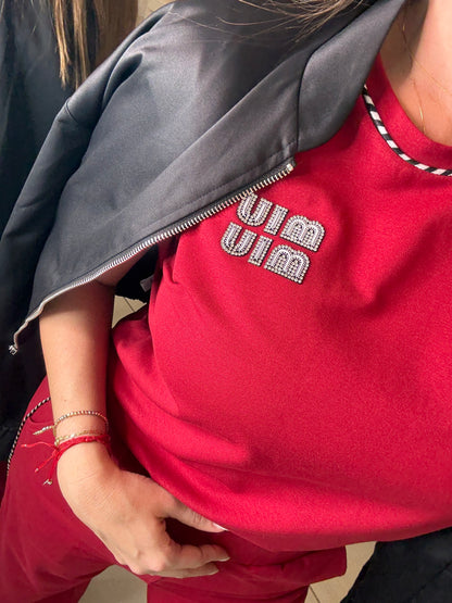 Iconic Muse Red Pant Set