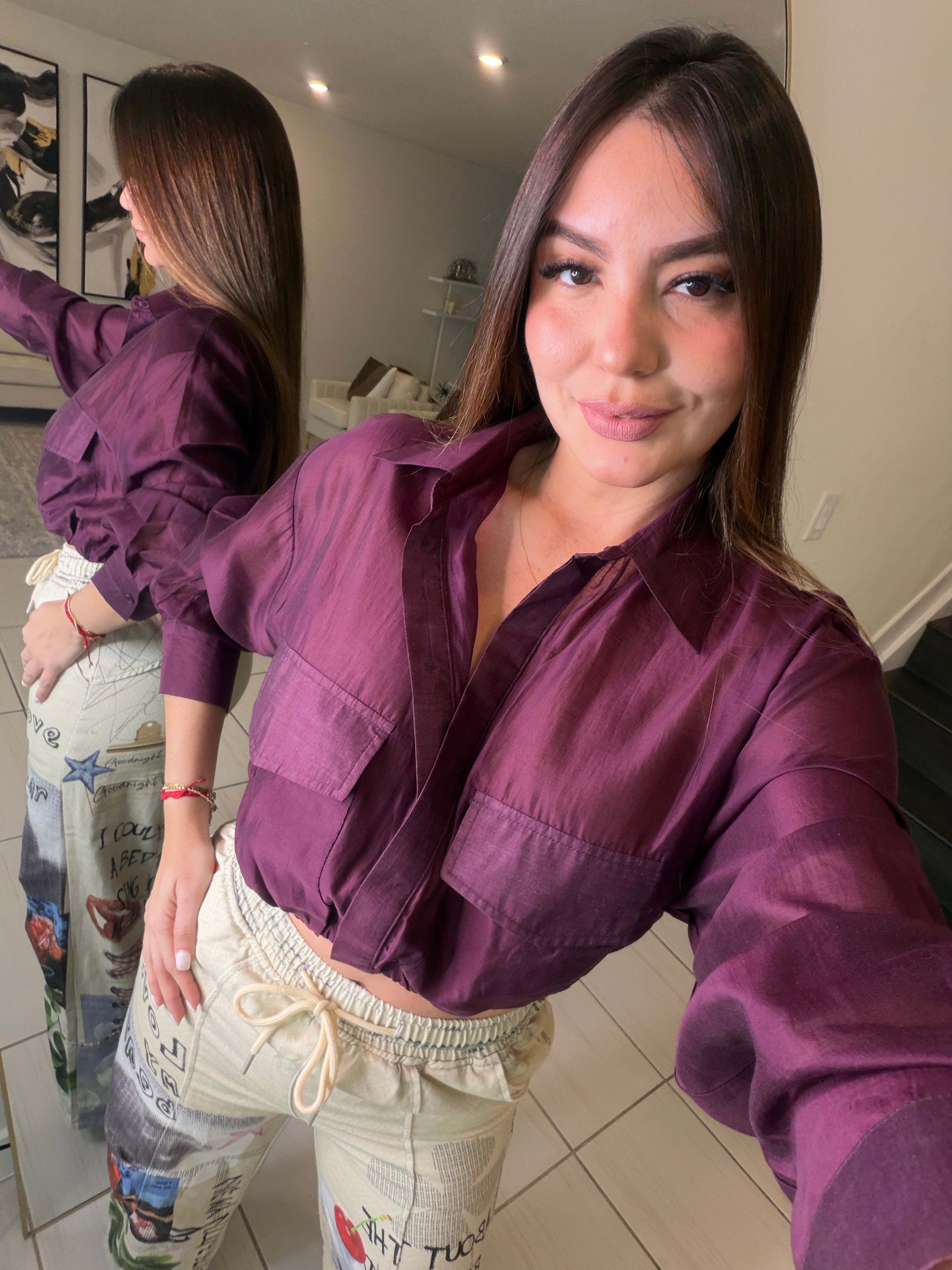 The Everyday Ease Wine Shirt