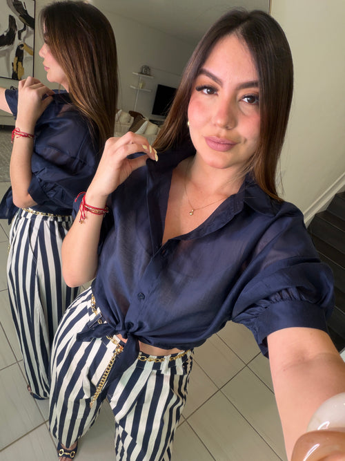 Eclipse Navy Blue Shirt