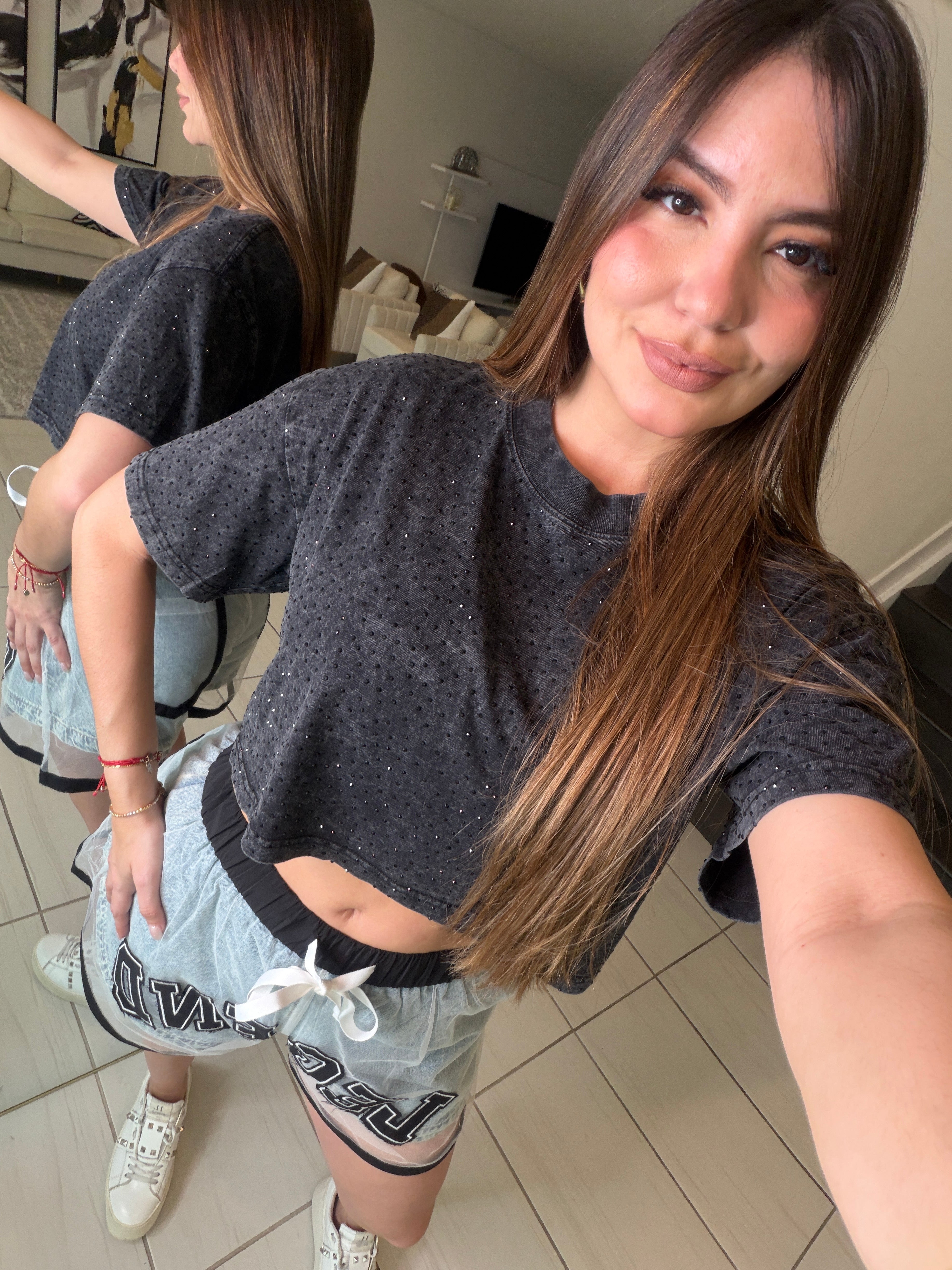 Legend Flare Denim Short