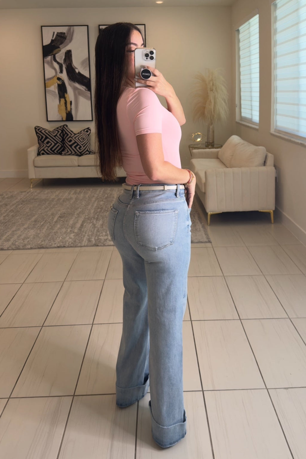 Vintage Indigo Light Denim Pants