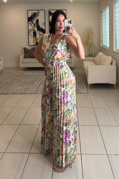 Garden Escape Floral Jumpsuit