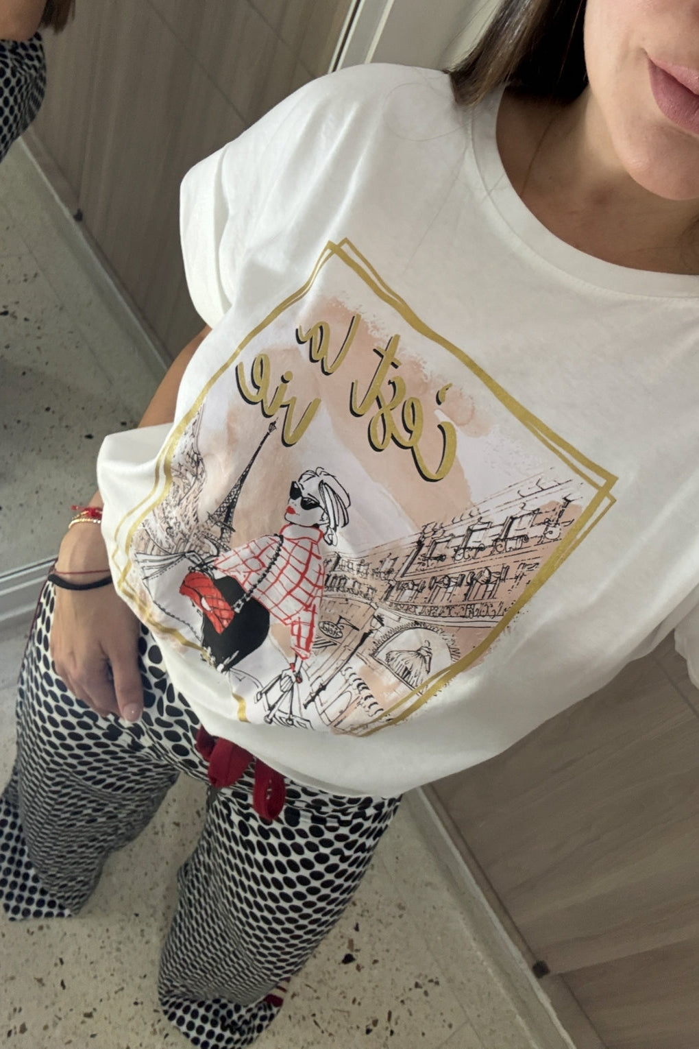Cest La Vie White Top