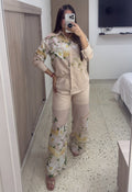 Garden Bloom Pink Pants Set