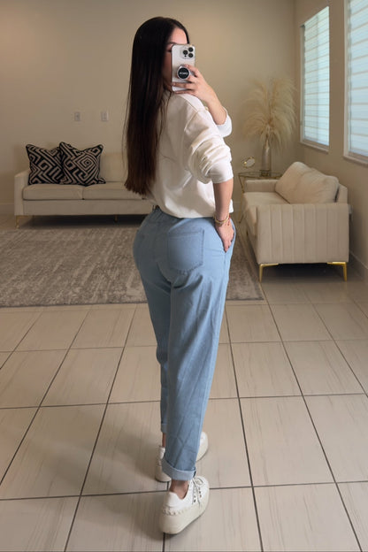 Baby Blue Jogger Pants